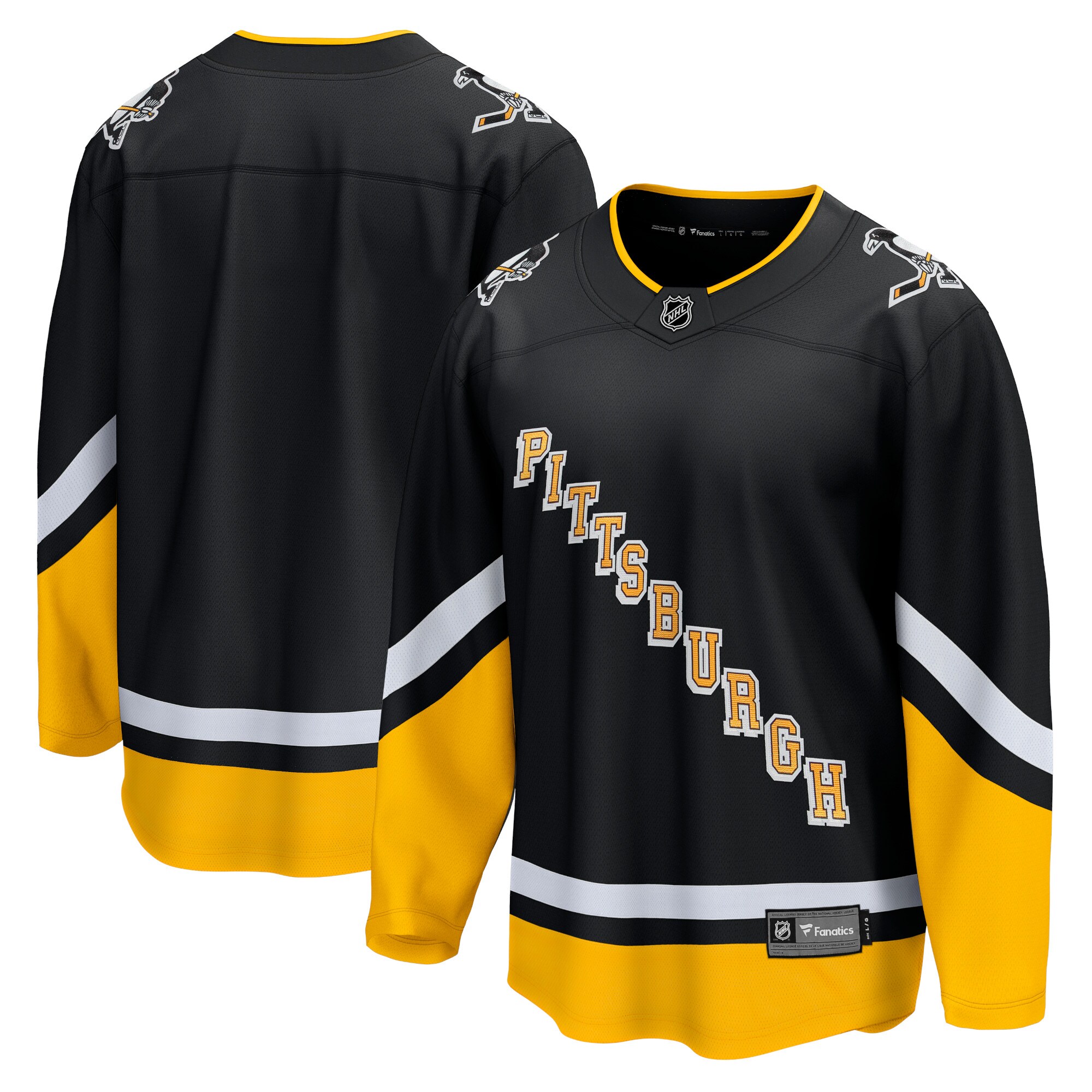Men's Pittsburgh Penguins Black Alternate Premier Breakaway Jersey
