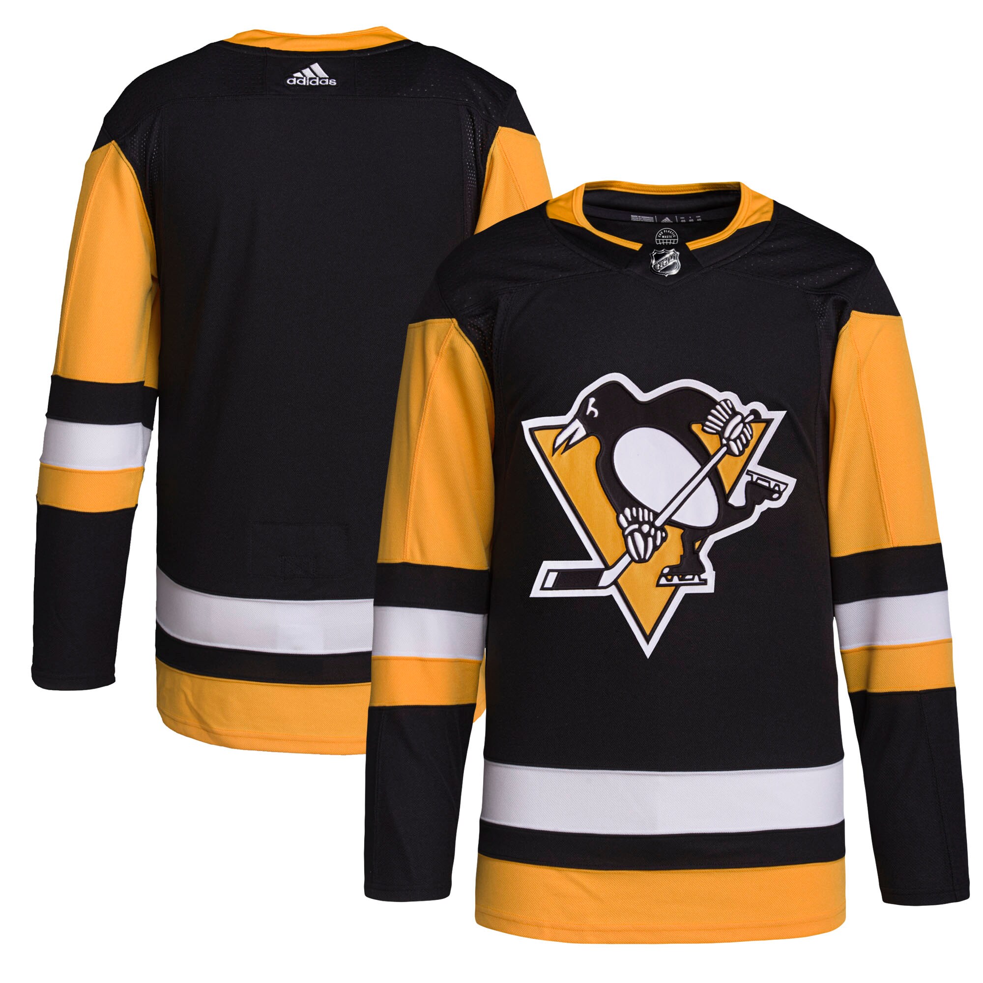 Men's Pittsburgh Penguins Black Home Primegreen Jersey