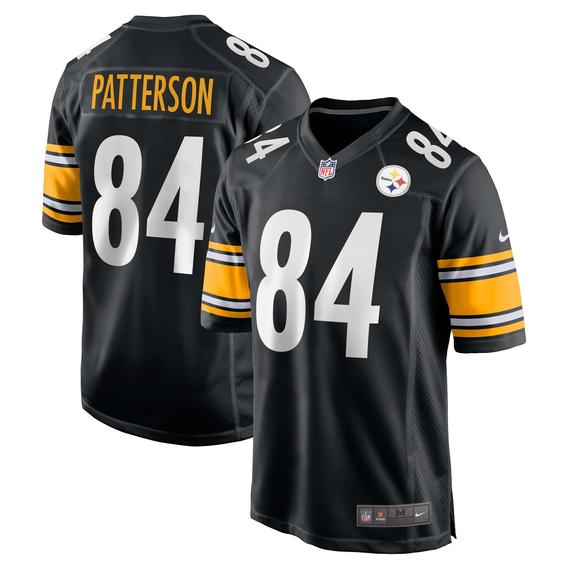 Men's Pittsburgh Steelers Cordarrelle Patterson Black Game Jersey Js9905