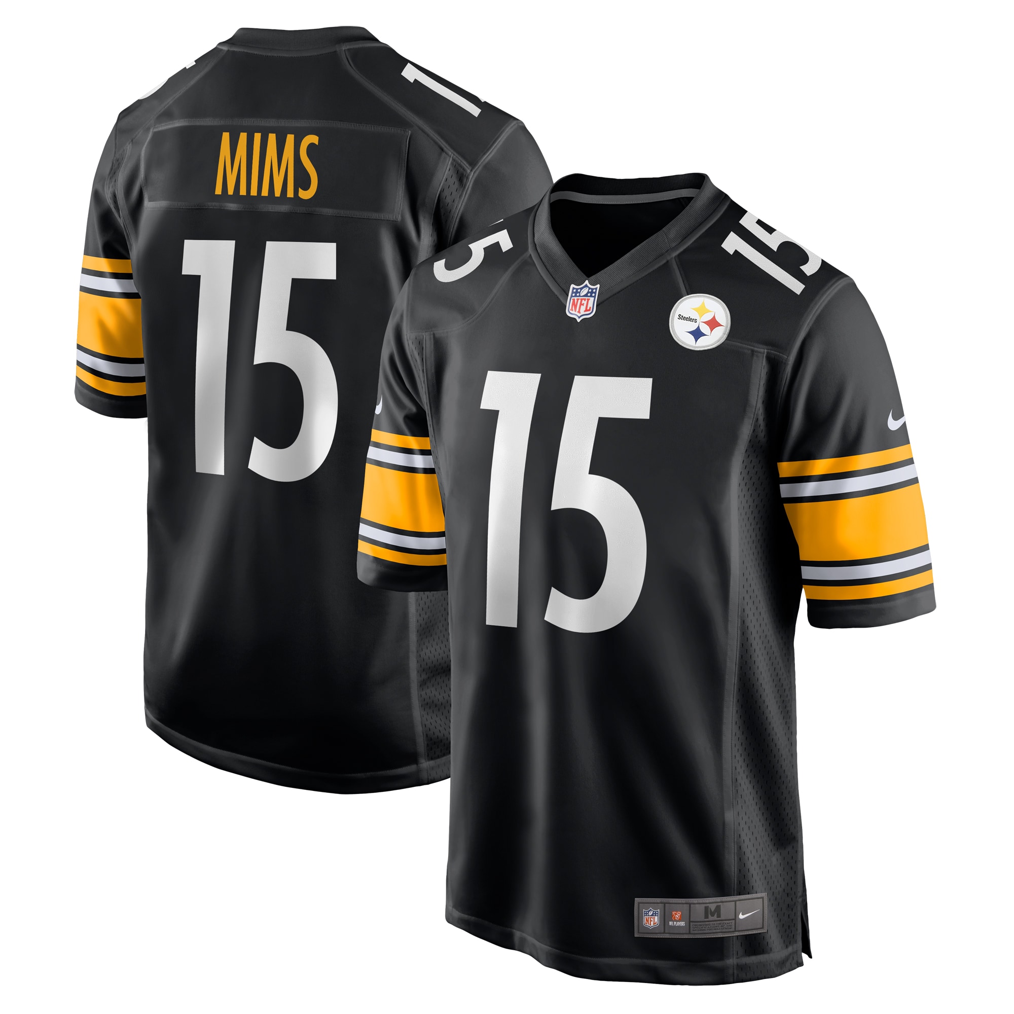 Men's Pittsburgh Steelers Denzel Mims Black Game Jersey Js5830