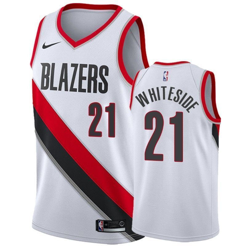 Men's Portland Trail Blazers Hassan Whiteside 21 Association Jersey