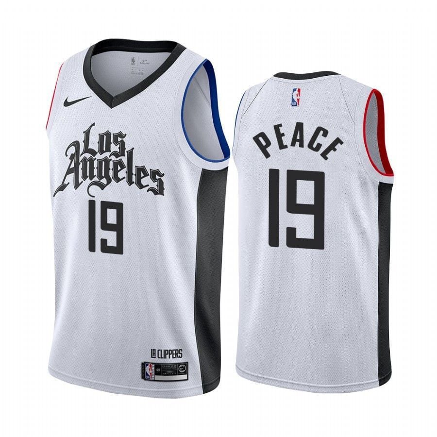 Men's Rodney Mcgruder Peace Clippers City Jersey