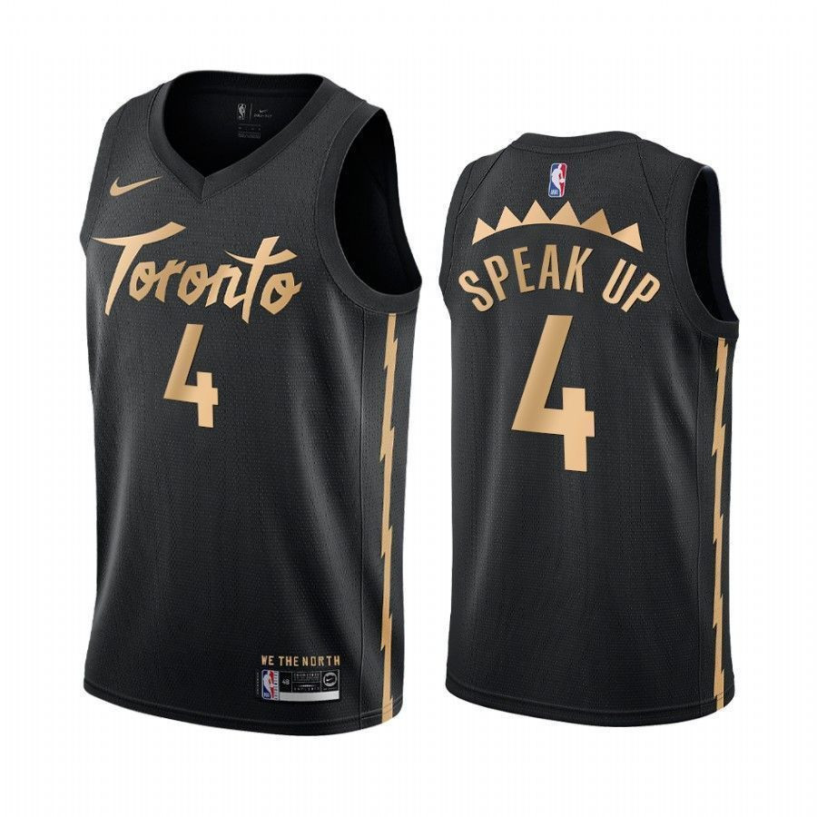 Men's Rondae Hollis-jefferson Speak Up Raptors City Jersey