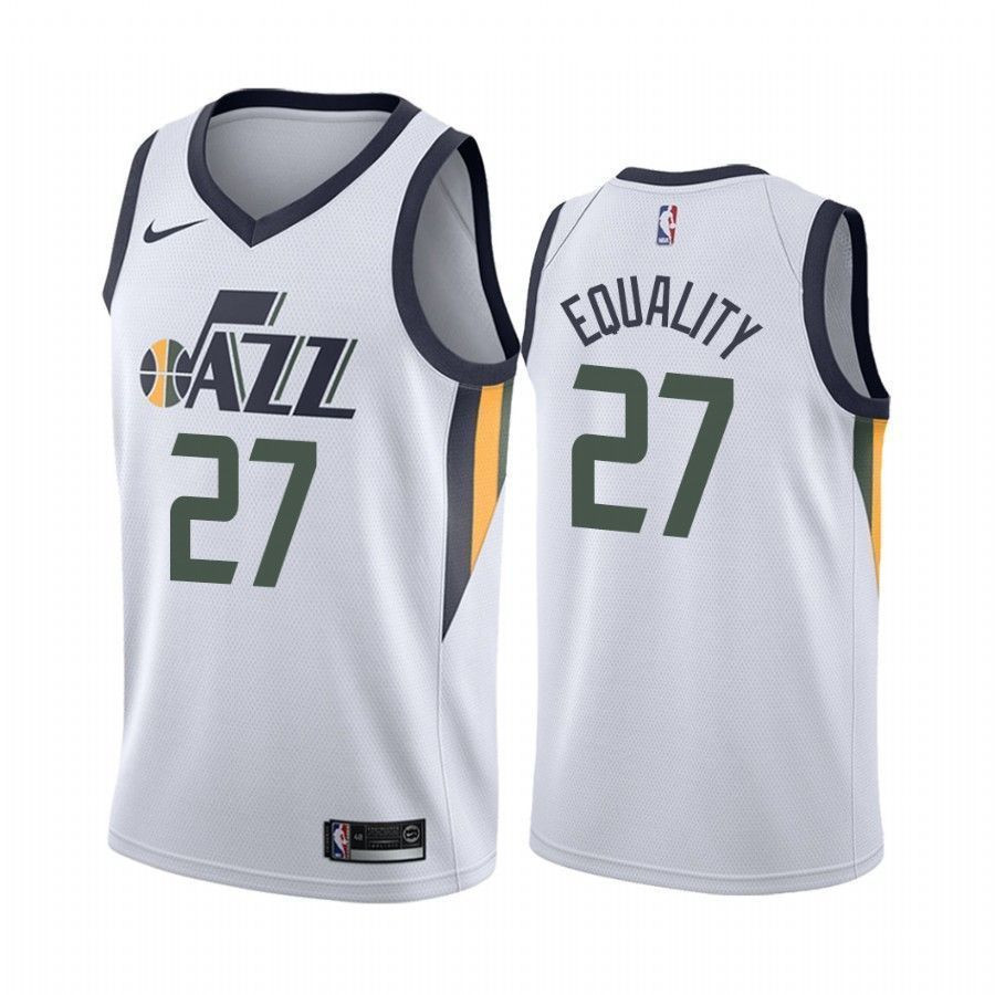 Men's Rudy Gobert Equality Jazz Association Jersey