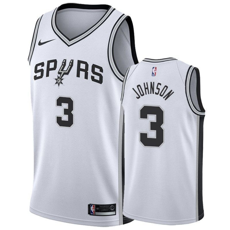 Men's San Antonio Spurs Keldon Johnson 3 Association Jersey