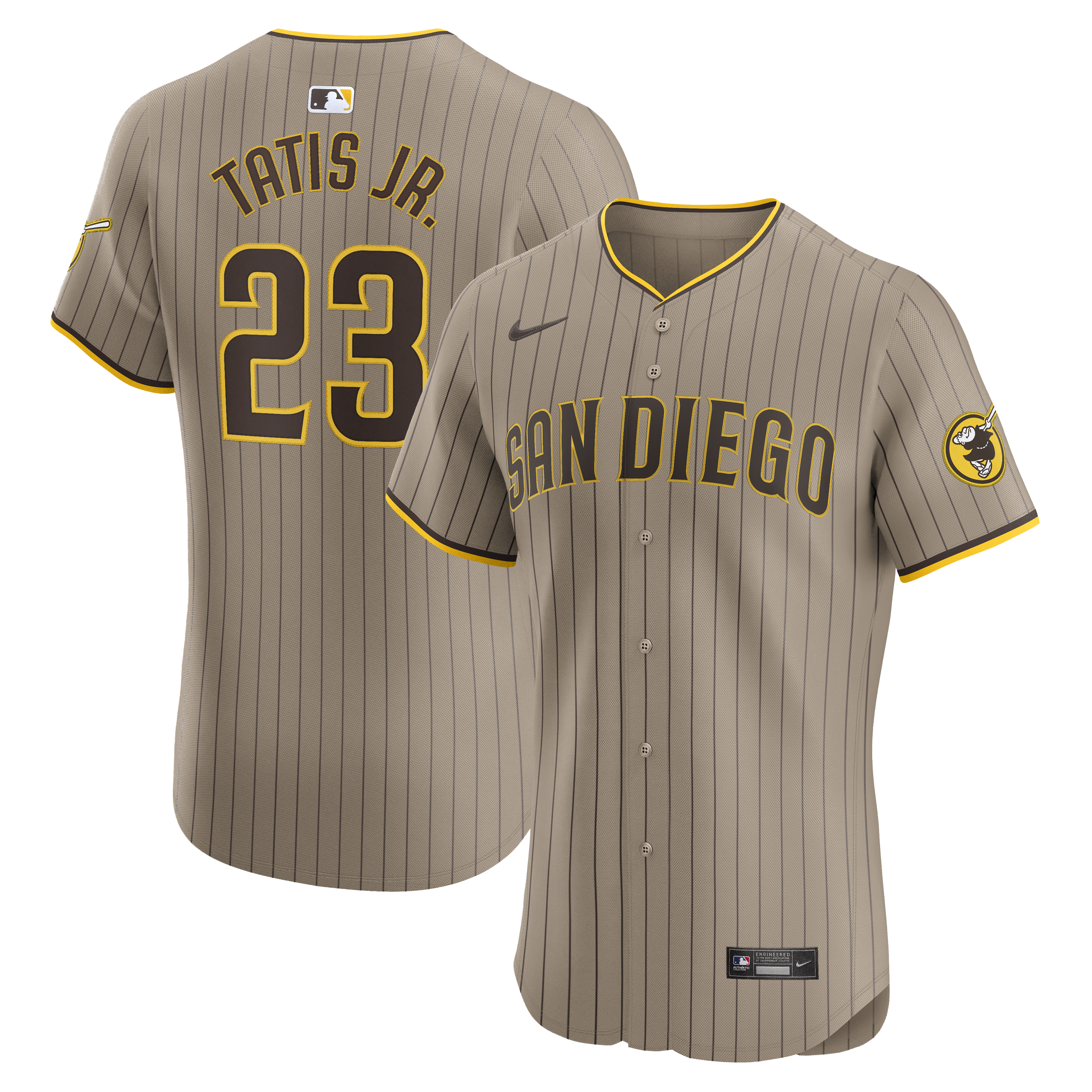 Men's San Diego Padres Fernando Tatis Jr. Sand Alternate Elite Player Jersey