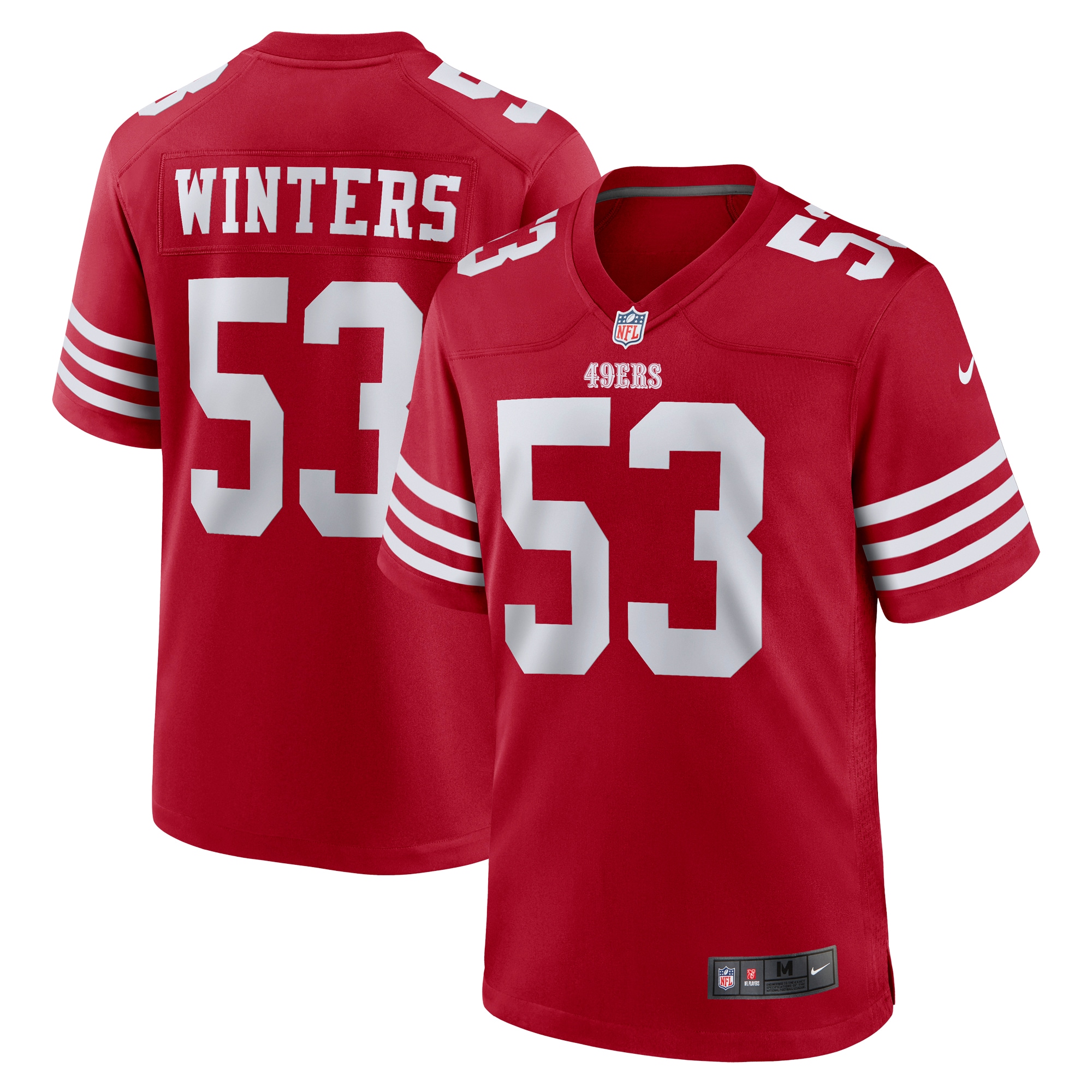 Men's San Francisco 49ers Dee Winters Scarlet Team Game Jersey Js7275