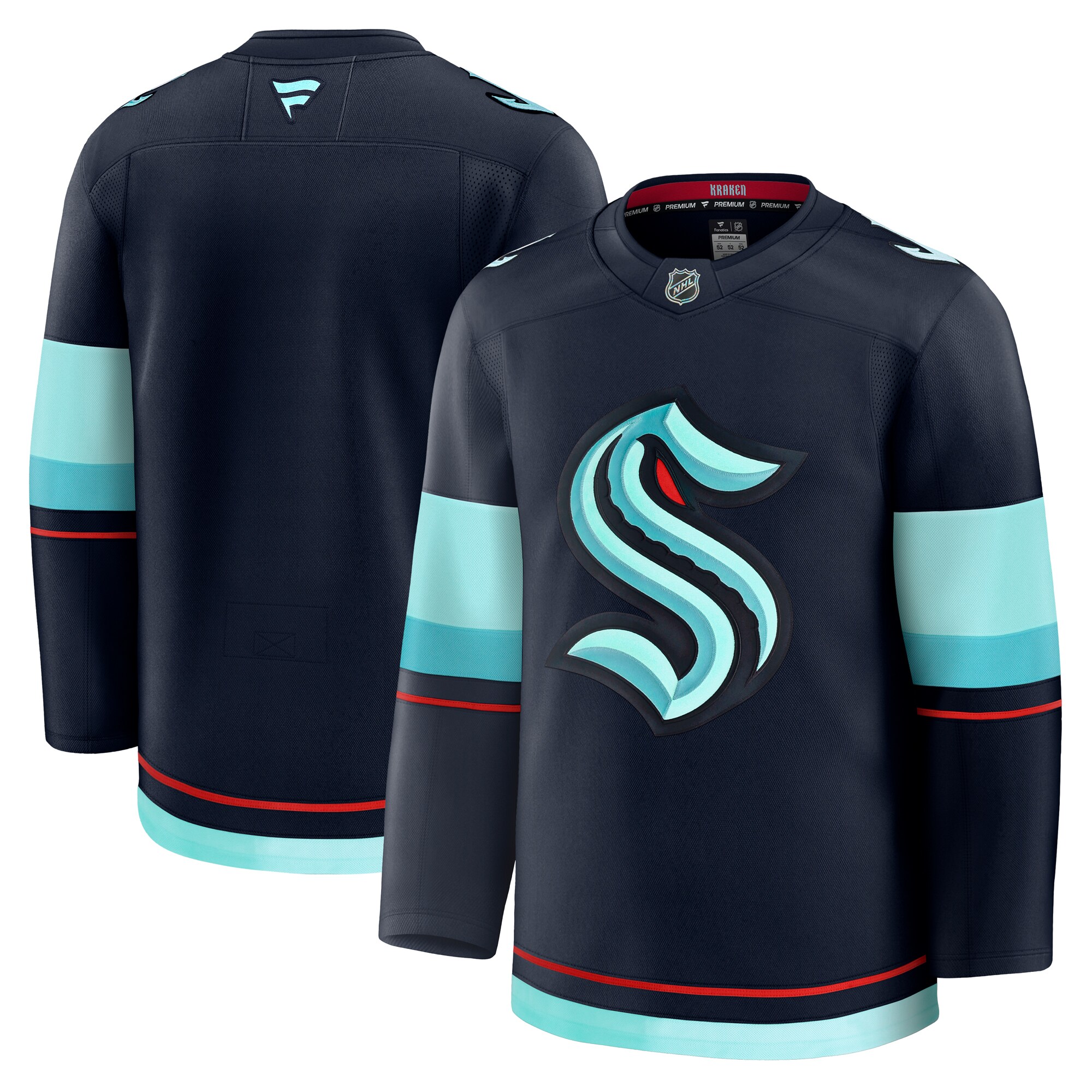 Men's Seattle Kraken Deep Sea Blue Home Premium Jersey