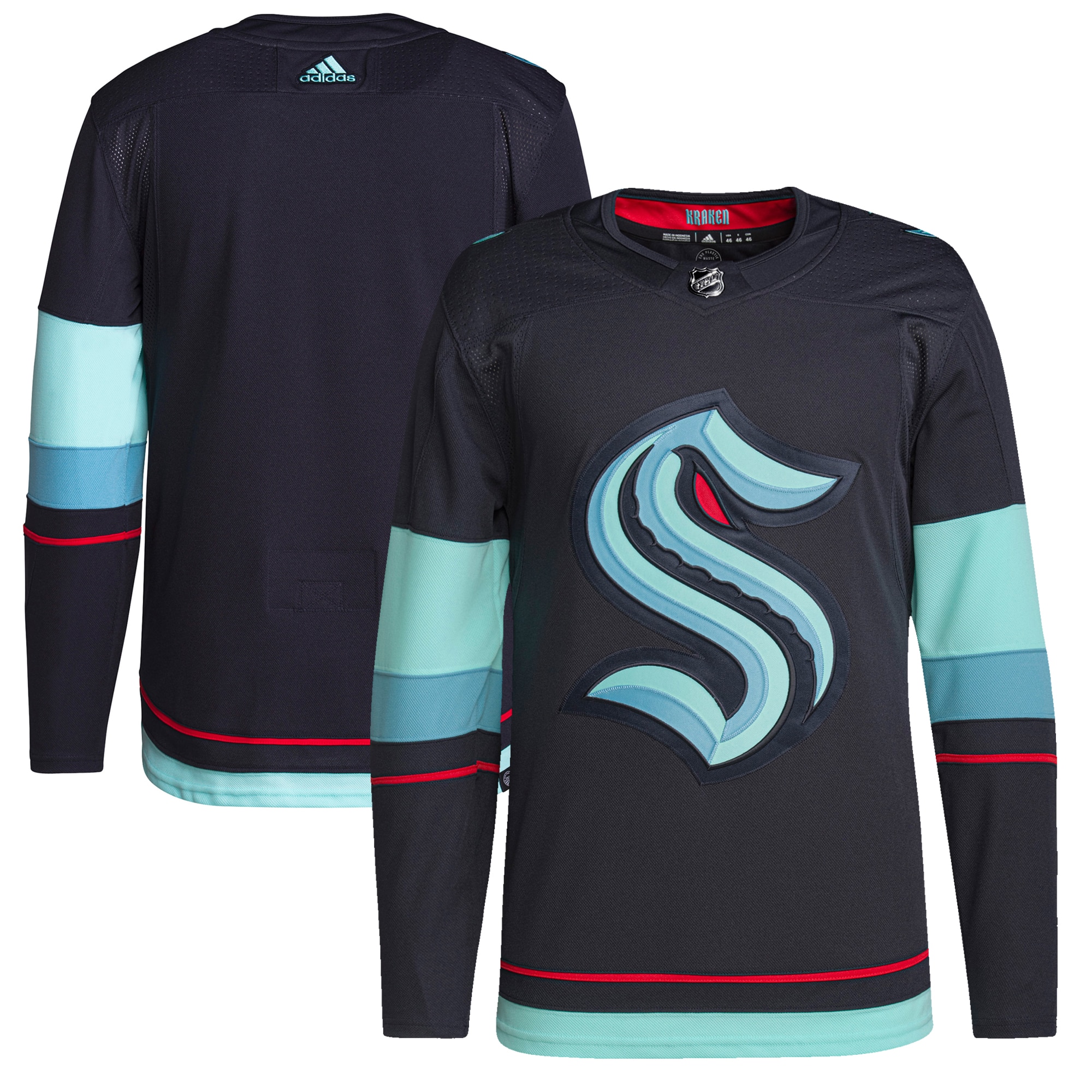 Men's Seattle Kraken Navy Home Primegreen Jersey