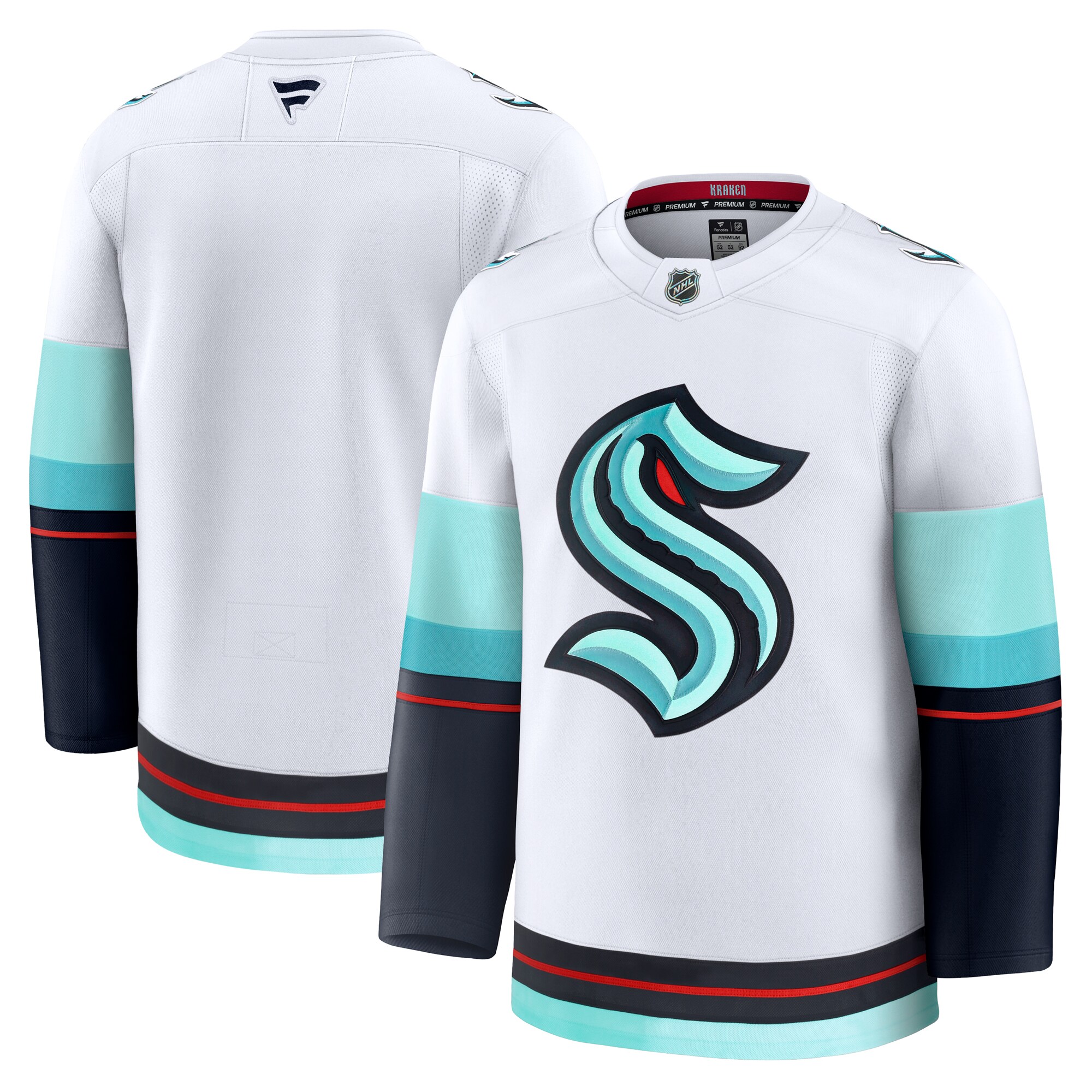 Men's Seattle Kraken White Away Premium Jersey