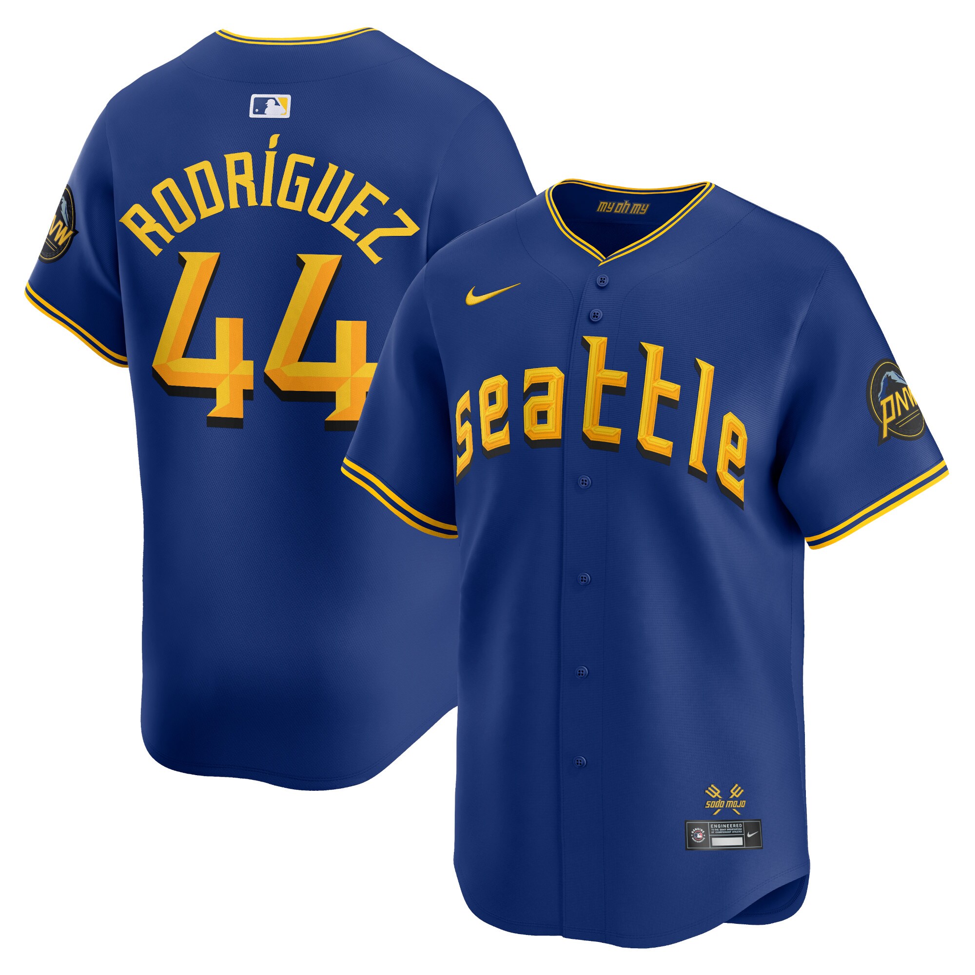 Men's Seattle Mariners Julio Rodr?guez Royal City Connect Limited Player Jersey