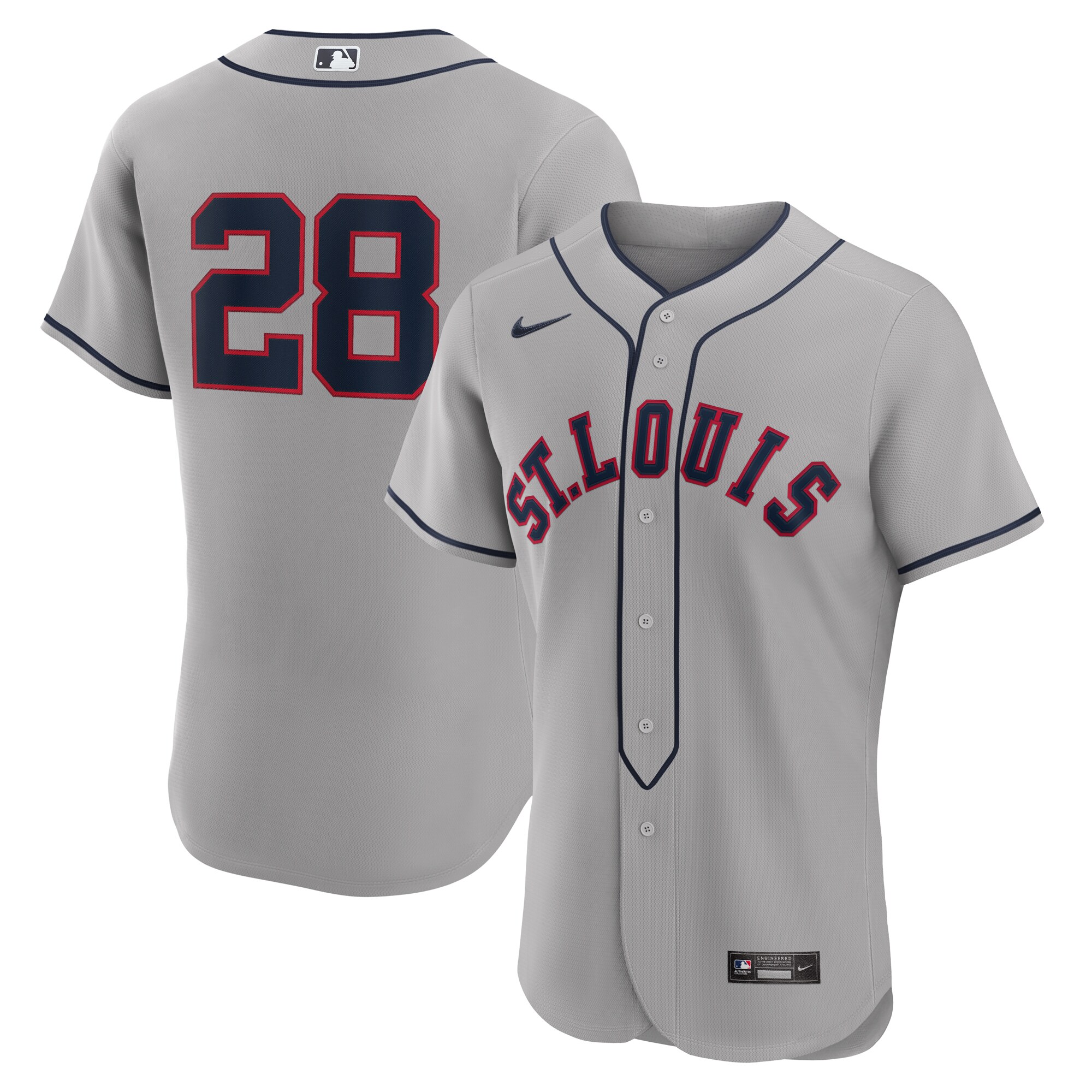Men's St. Louis Cardinals Nolan Arenado Gray 2024 Rickwood Classic Player Jersey