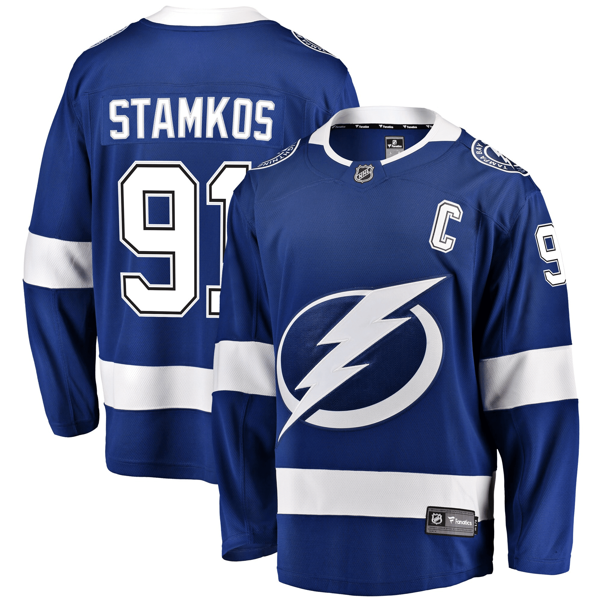 Men's Steven Stamkos Blue Tampa Bay Lightning Breakaway Player Jersey