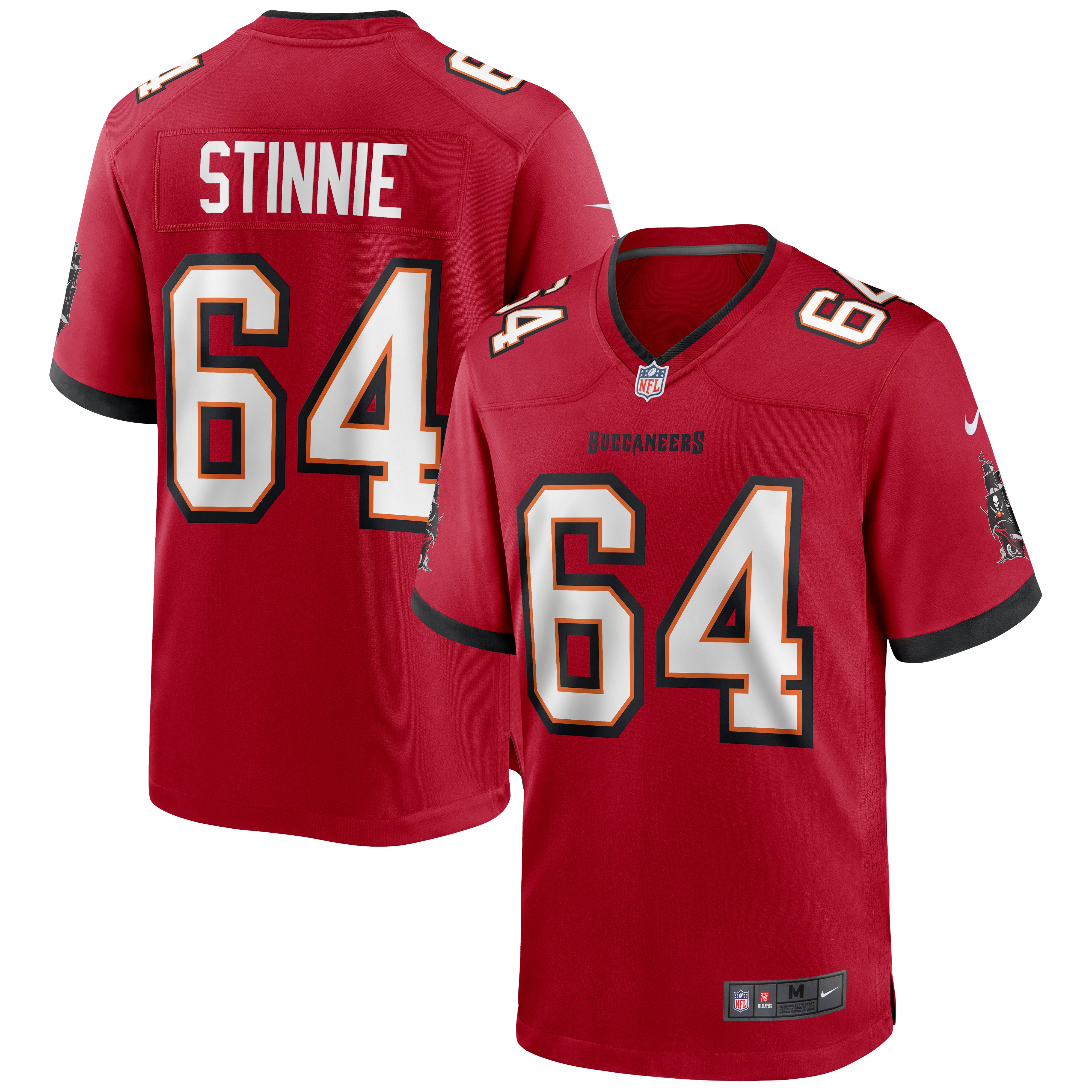 Men's Tampa Bay Buccaneers Aaron Stinnie Red Game Jersey Js1518