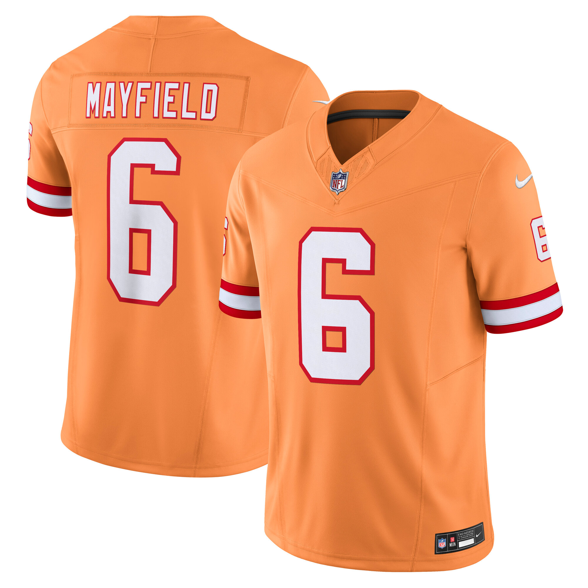 Men's Tampa Bay Buccaneers Baker Mayfield Orange 2nd Alternate Vapor F.u.s.e. Limited Jersey Js1401