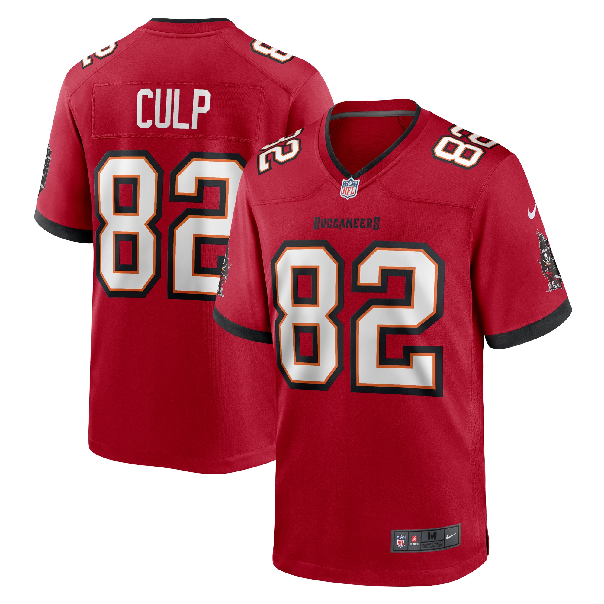 Men's Tampa Bay Buccaneers Devin Culp Red Game Jersey Js4274