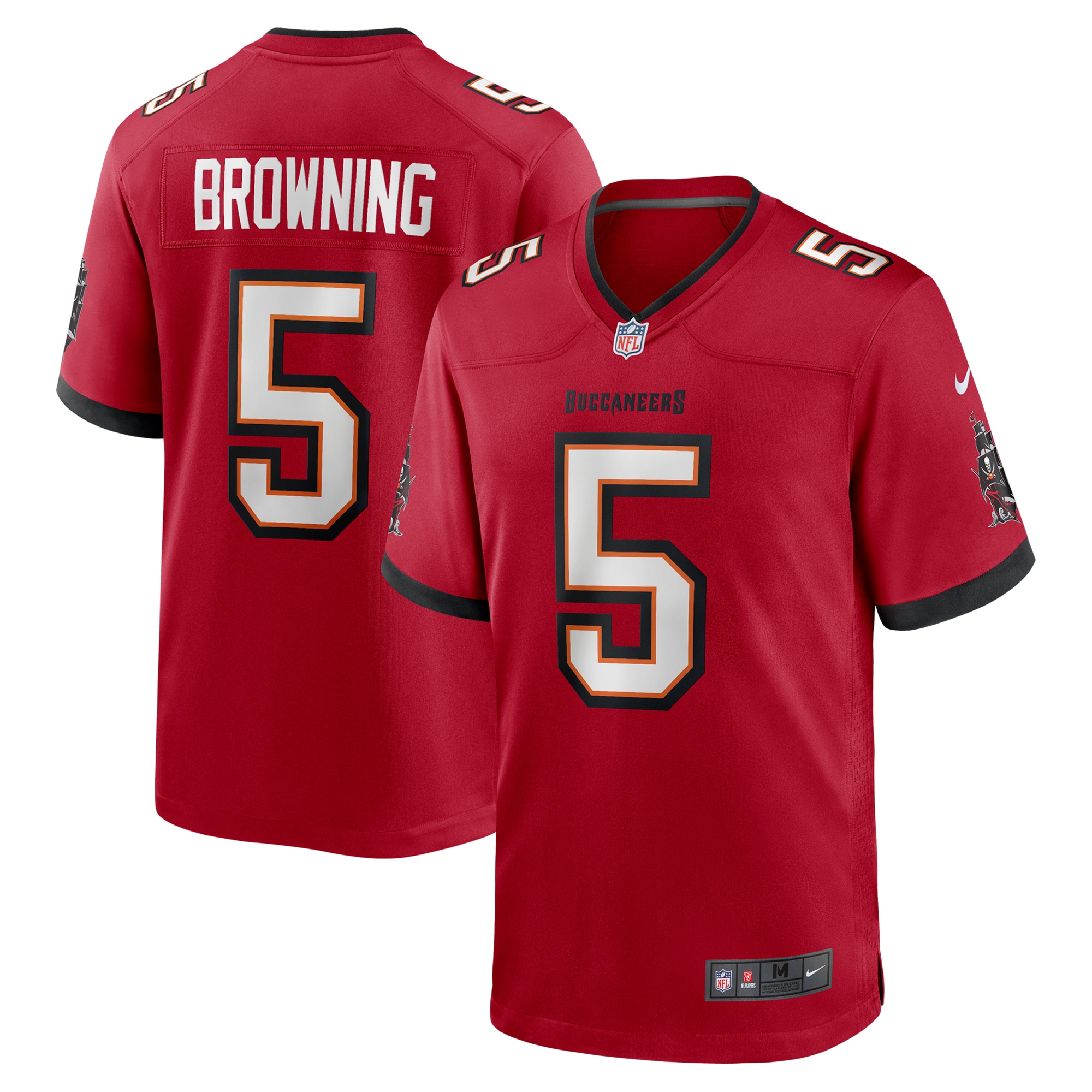 Men's Tampa Bay Buccaneers Jack Browning Red Game Jersey Js7801