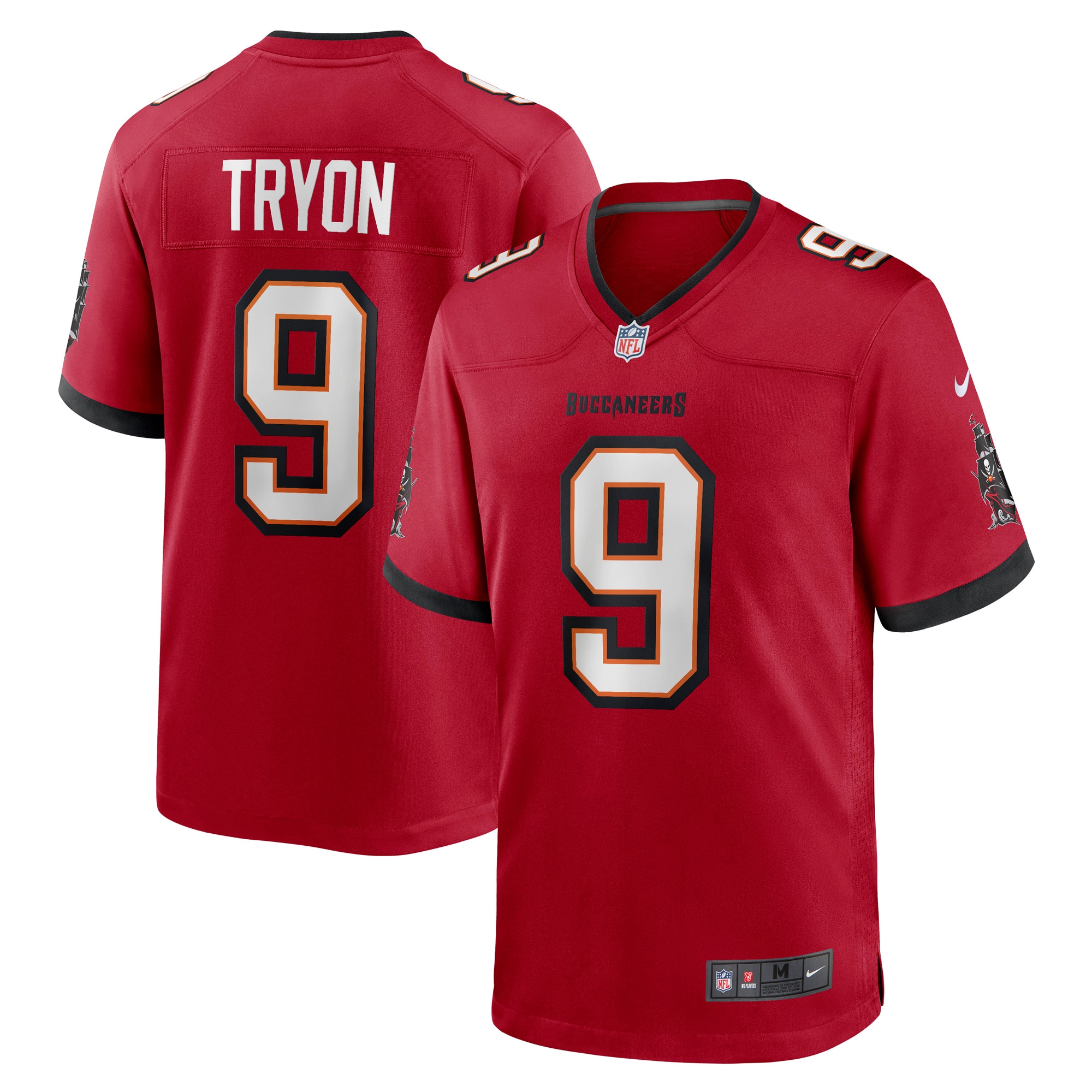 Men's Tampa Bay Buccaneers Joe Tryon Red Game Jersey Js7639