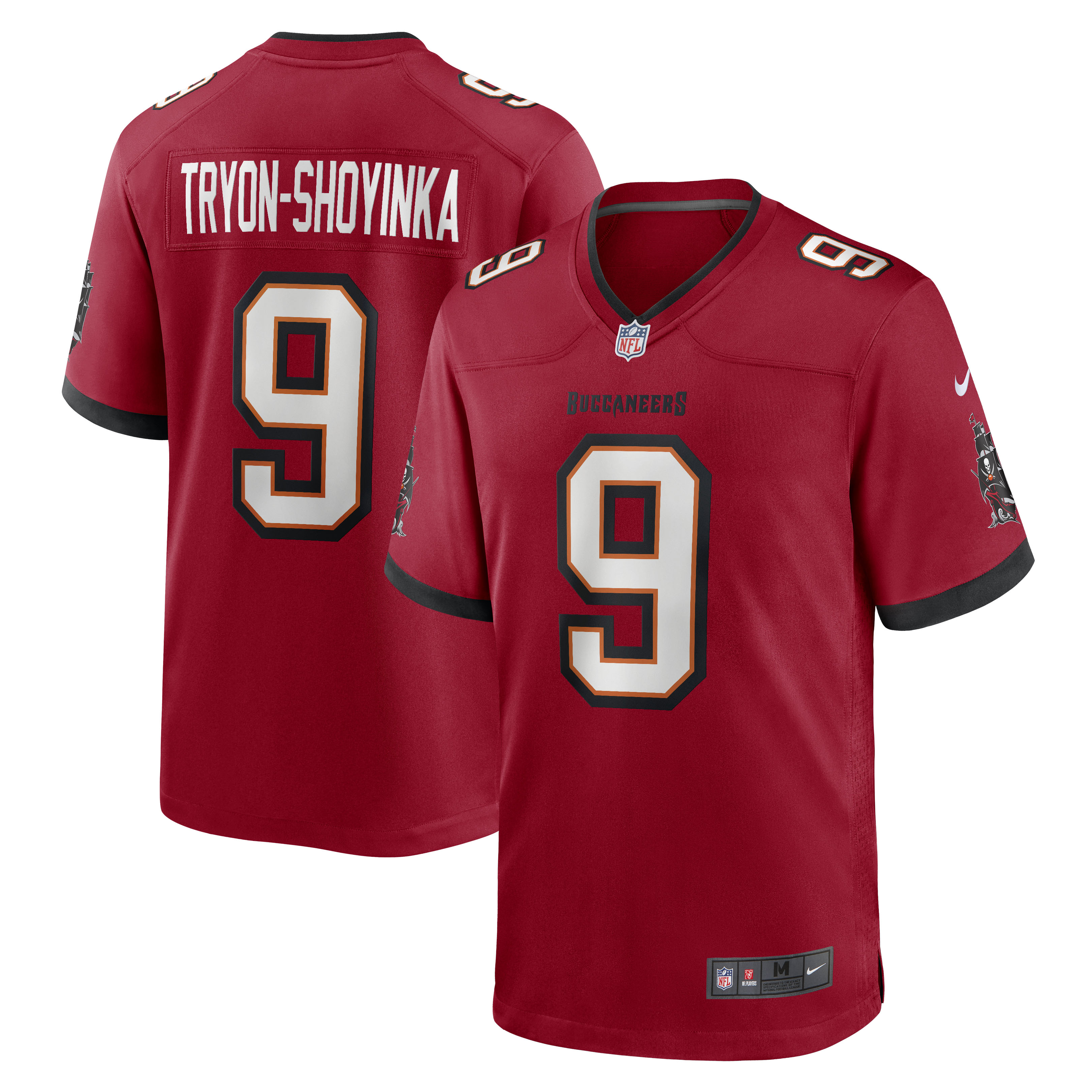Men's Tampa Bay Buccaneers Joe Tryon-shoyinka Red Game Jersey Js4618