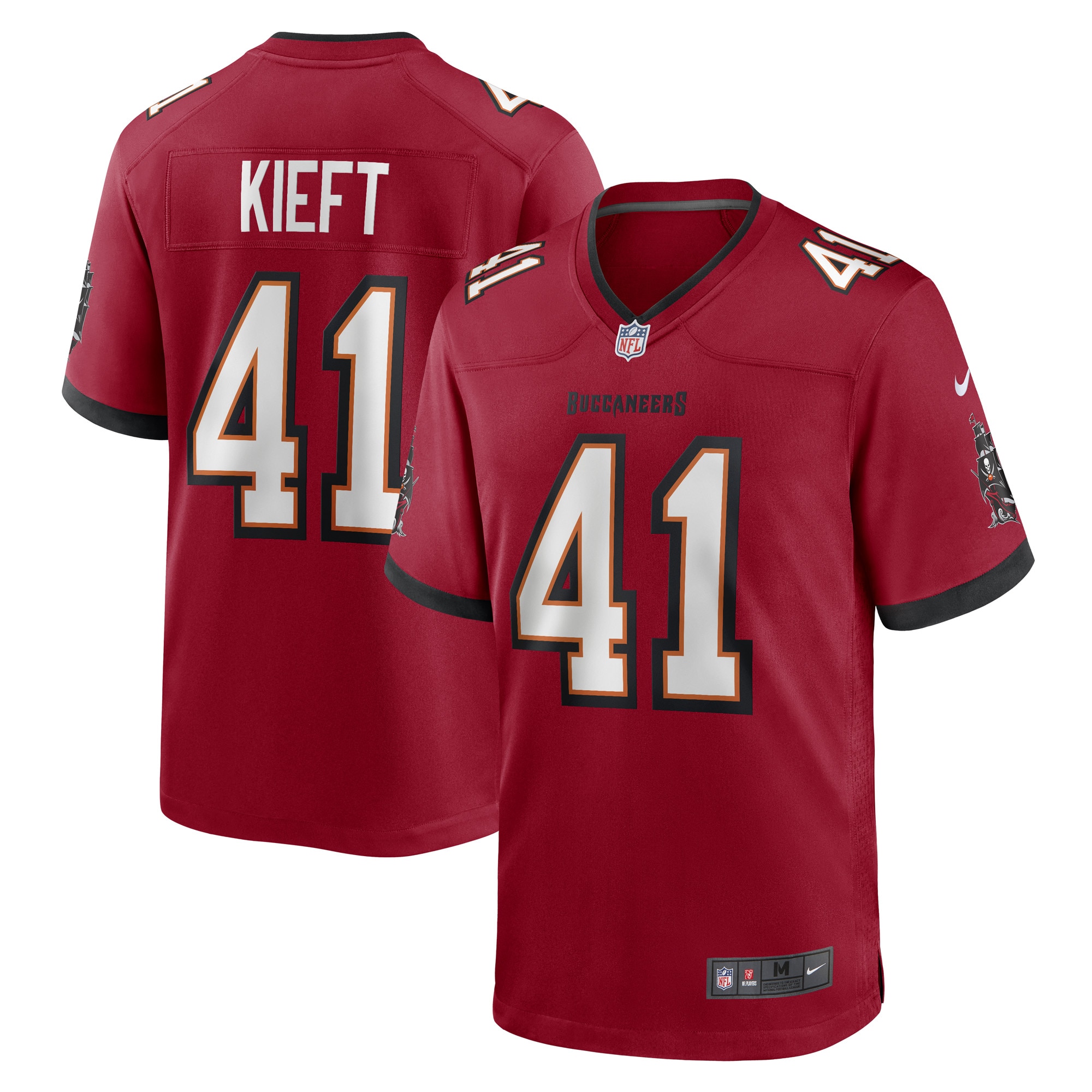 Men's Tampa Bay Buccaneers Ko Kieft Red Game Player Jersey Js8188