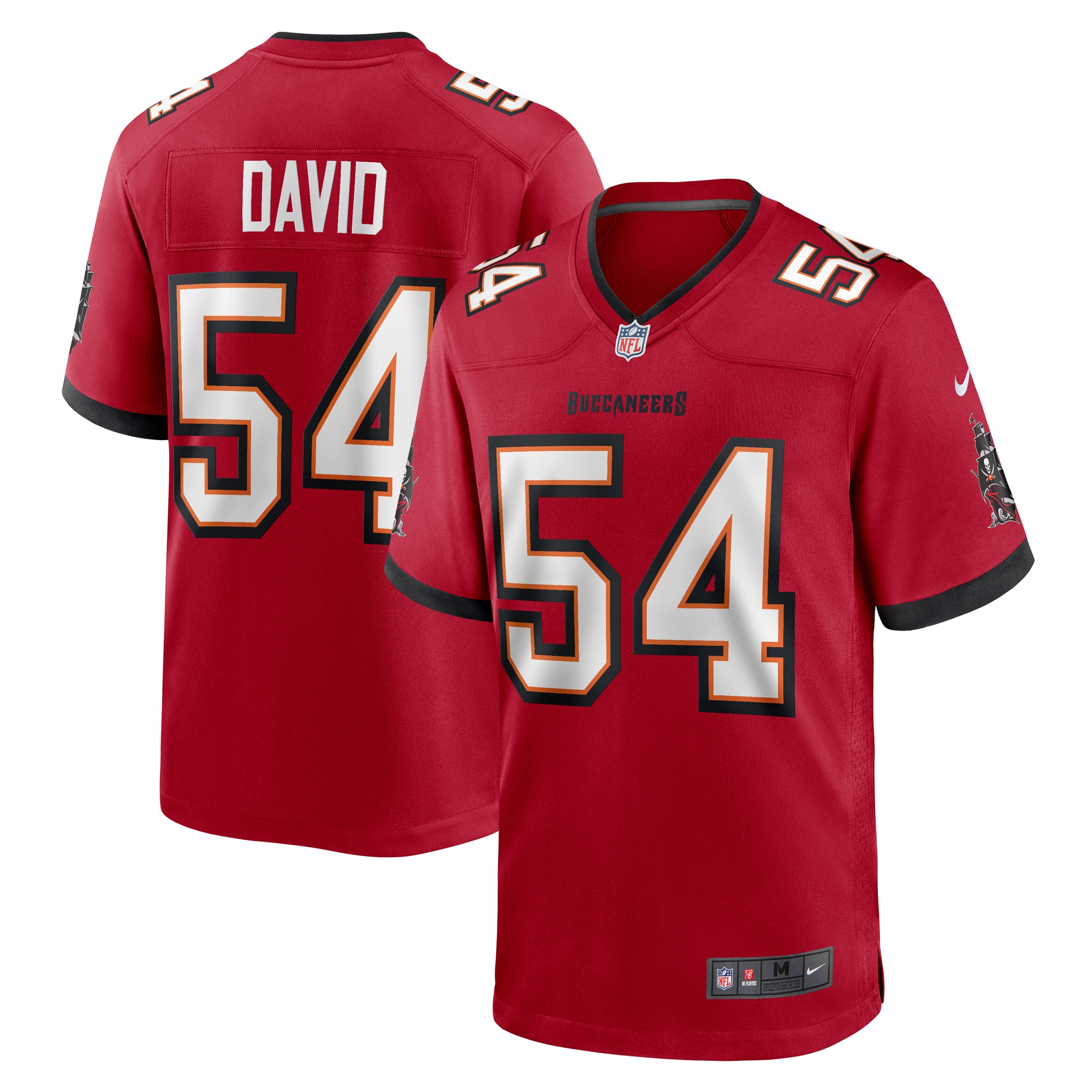 Men's Tampa Bay Buccaneers Lavonte David Red Game Jersey Js6337