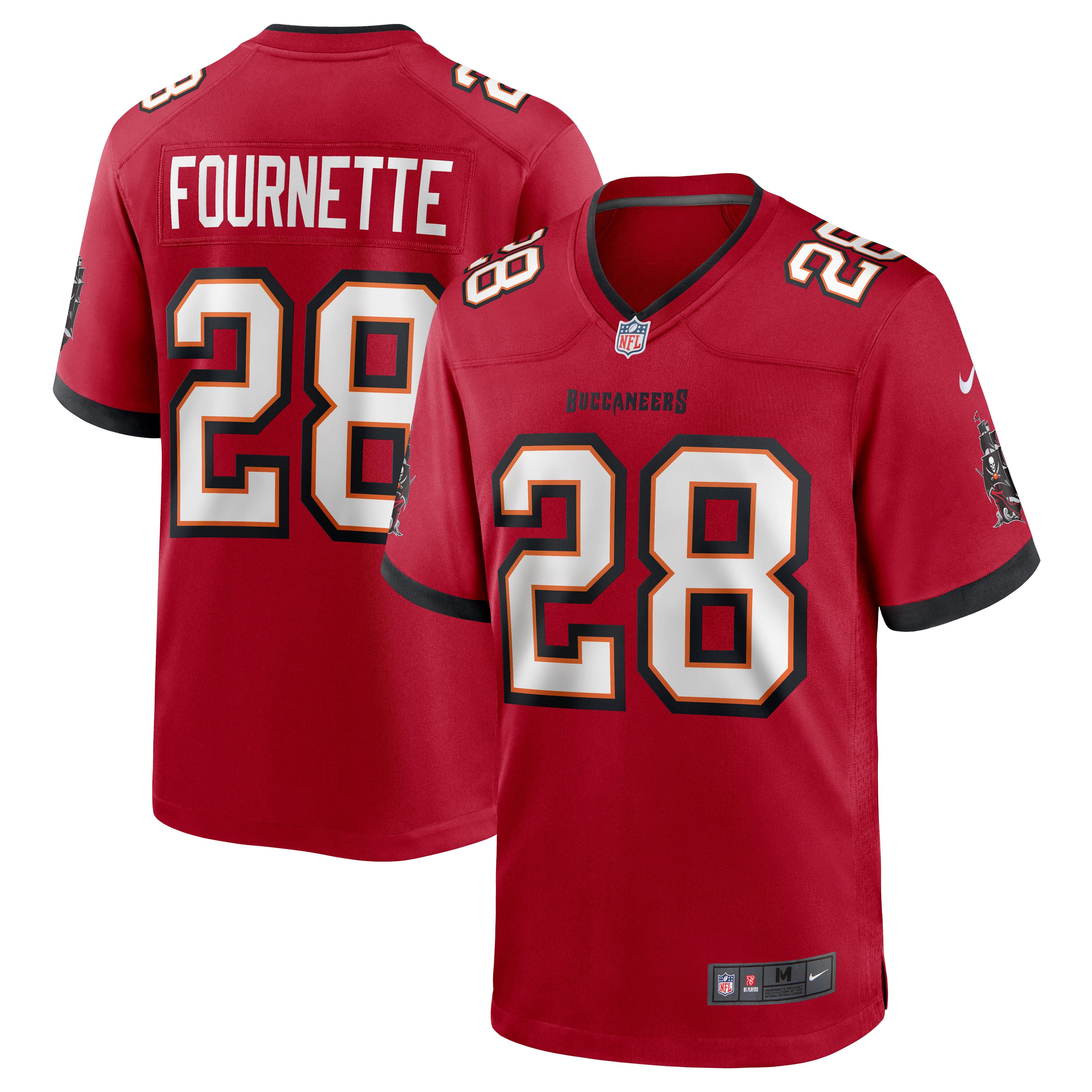 Men's Tampa Bay Buccaneers Leonard Fournette Red Game Jersey Js6744