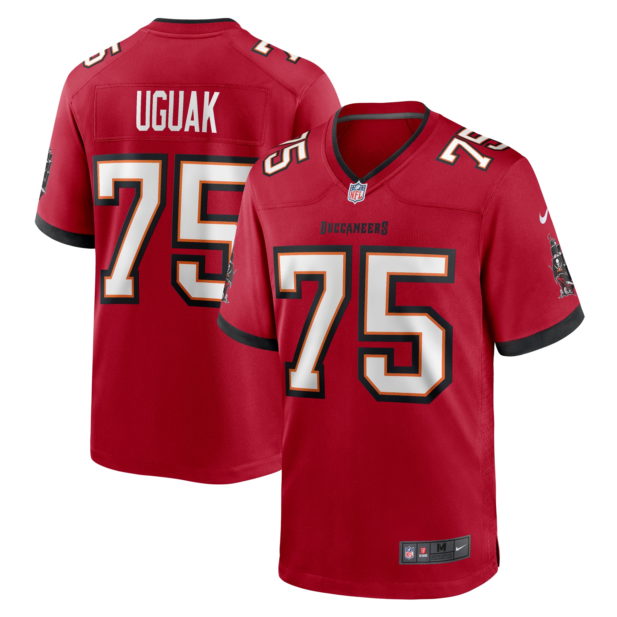 Men's Tampa Bay Buccaneers Lwal Uguak Red Game Jersey Js7759