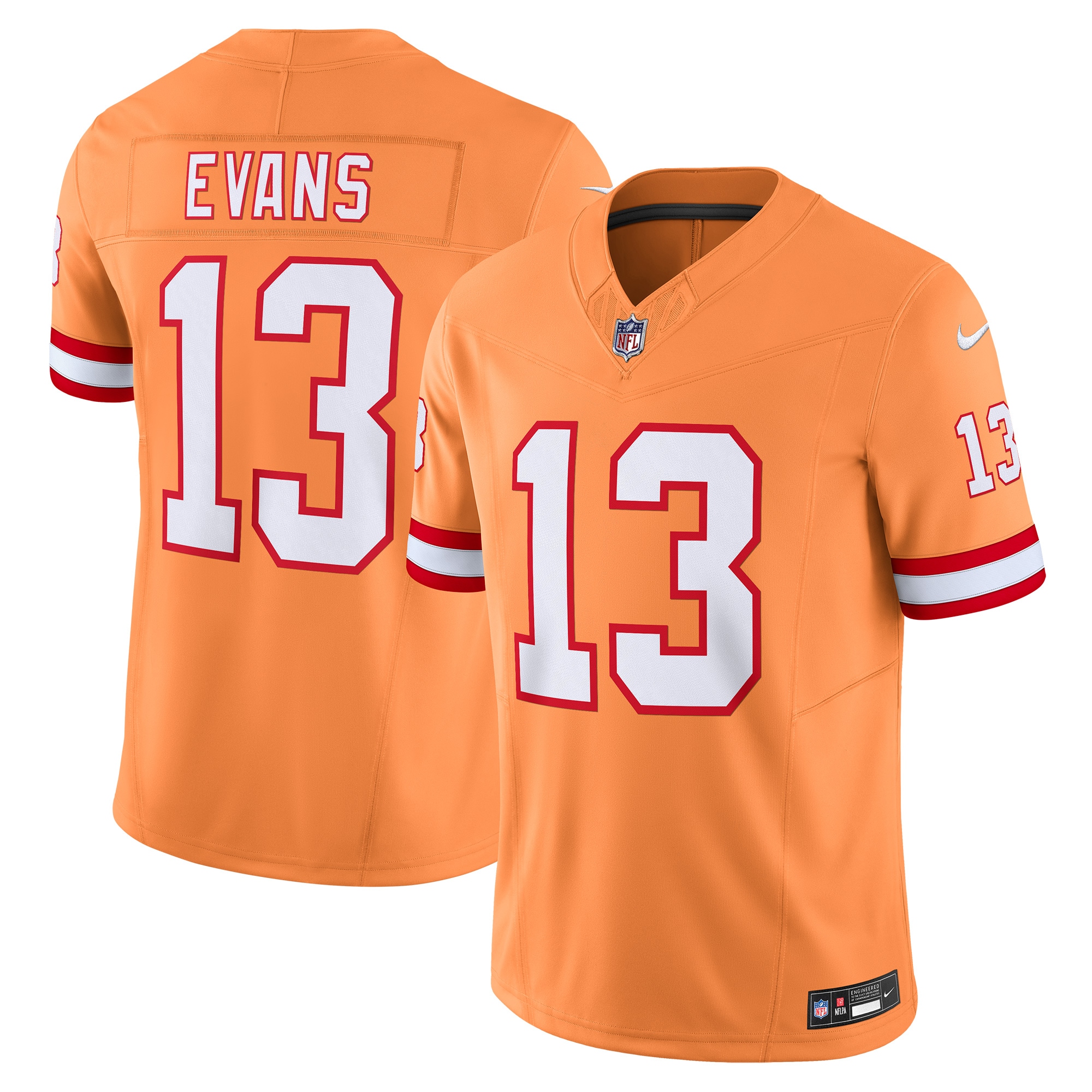 Men's Tampa Bay Buccaneers Mike Evans Orange Vapor F.u.s.e. Limited Jersey Js6386