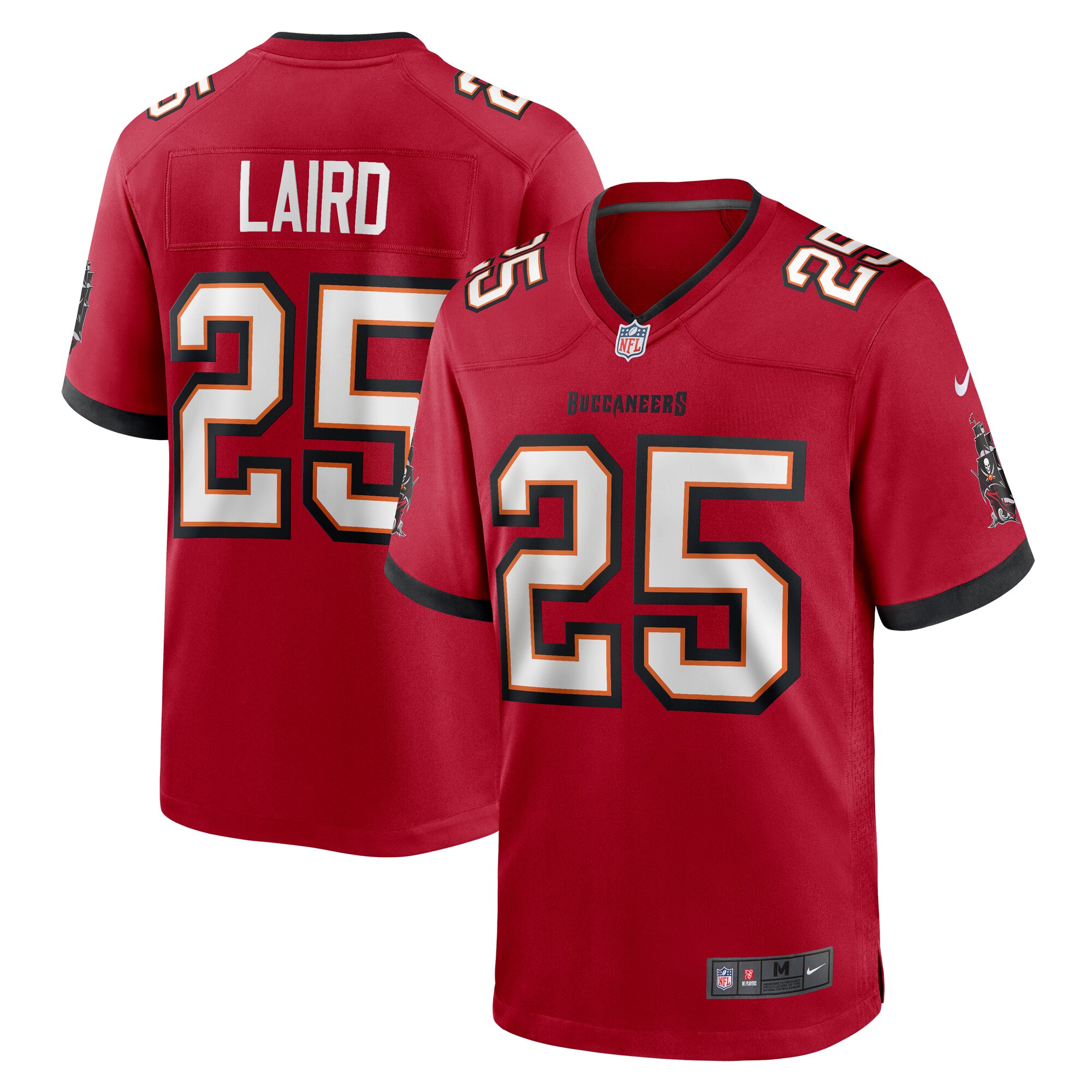 Men's Tampa Bay Buccaneers Patrick Laird Red Game Jersey Js8699
