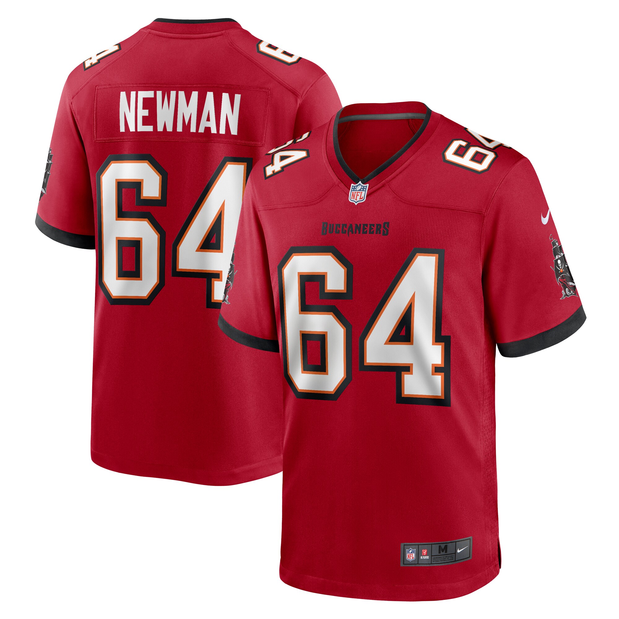 Men's Tampa Bay Buccaneers Royce Newman Red Game Jersey Js4109