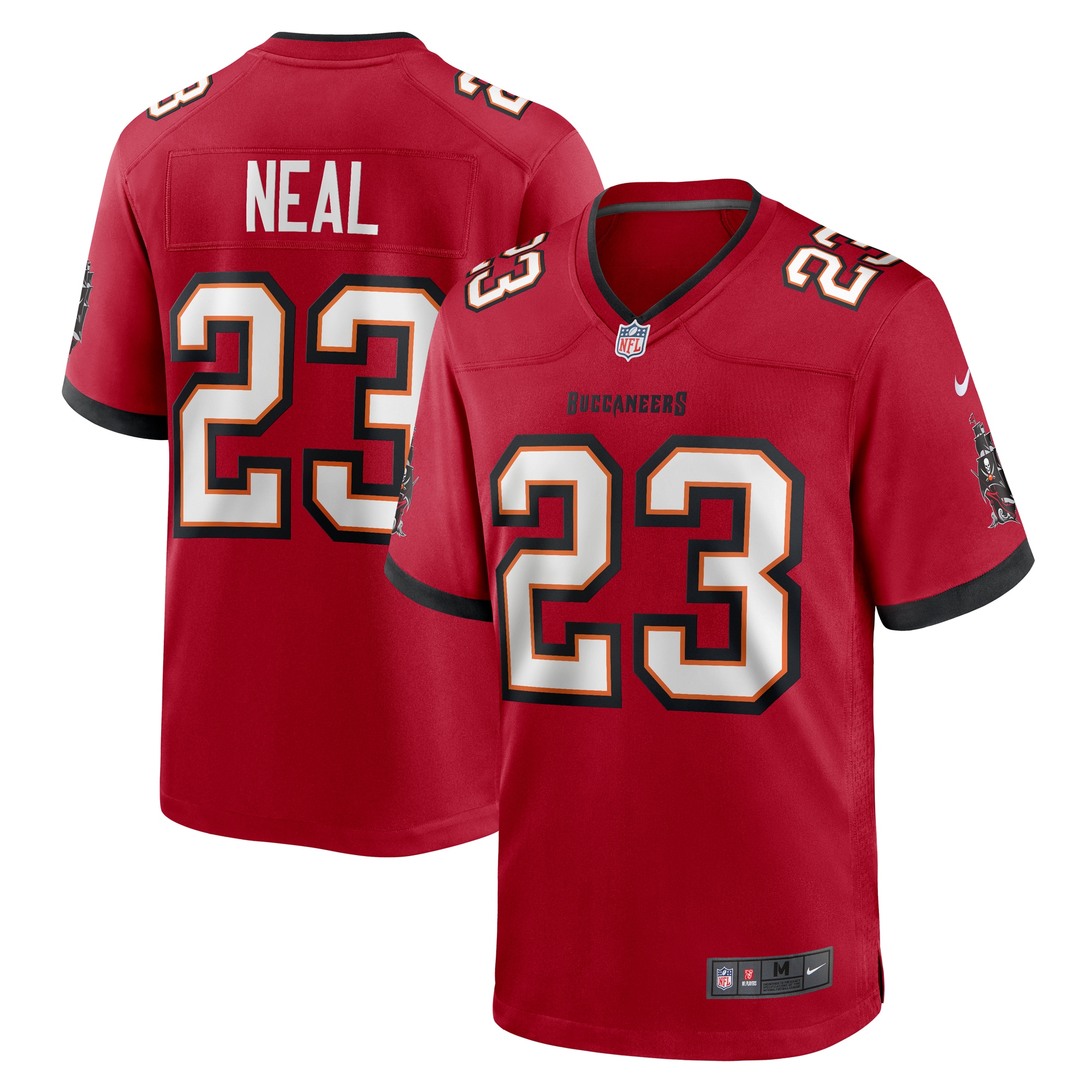 Men's Tampa Bay Buccaneers Ryan Neal Red Game Jersey Js4039