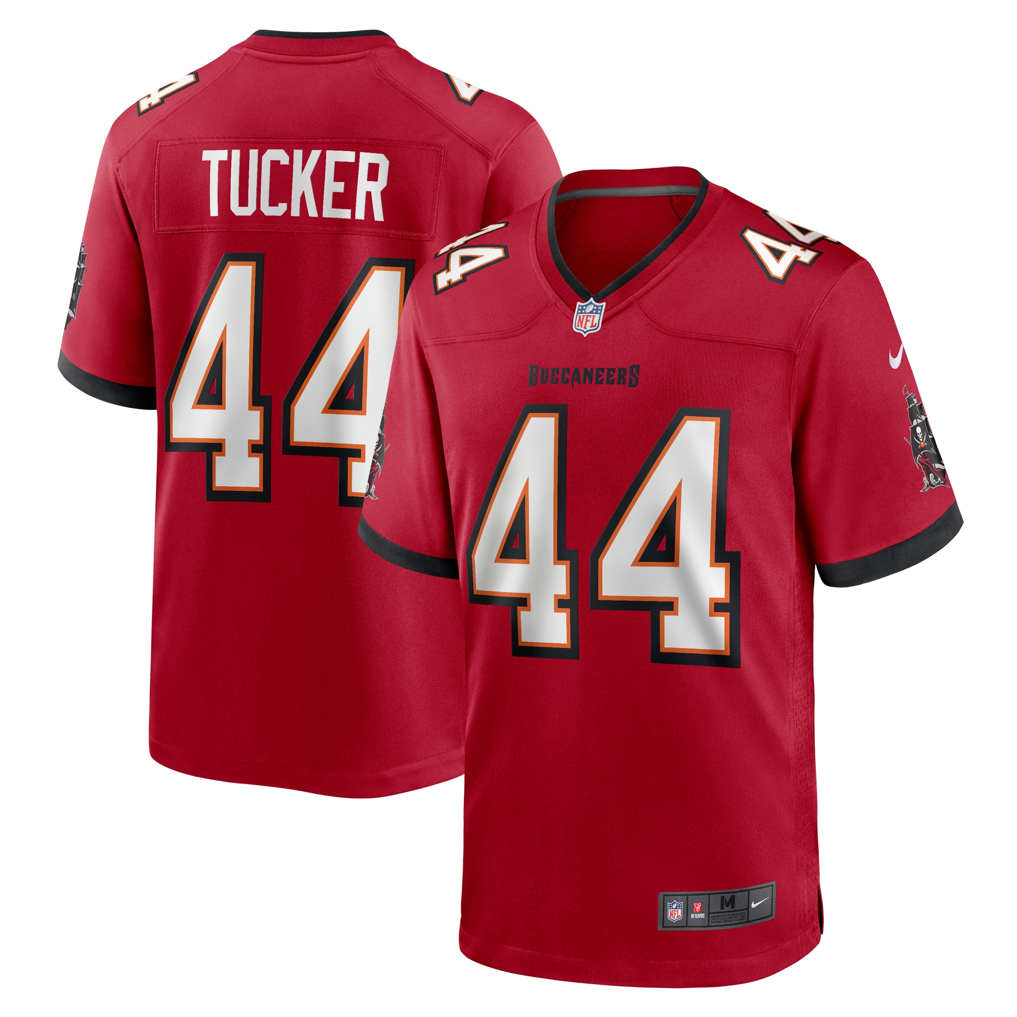Men's Tampa Bay Buccaneers Sean Tucker Red Game Jersey Js5759