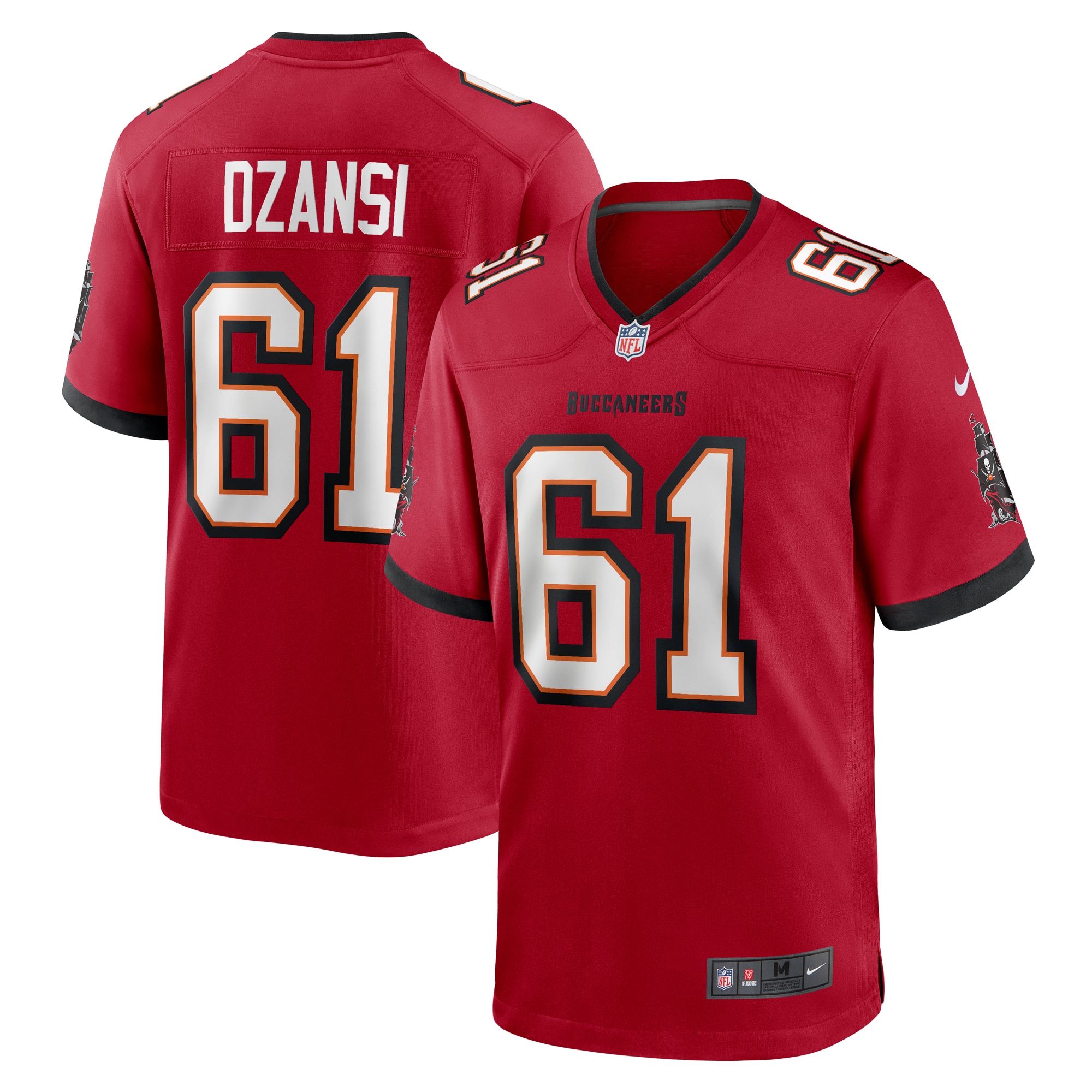 Men's Tampa Bay Buccaneers Silas Dzansi Red Game Jersey Js8686