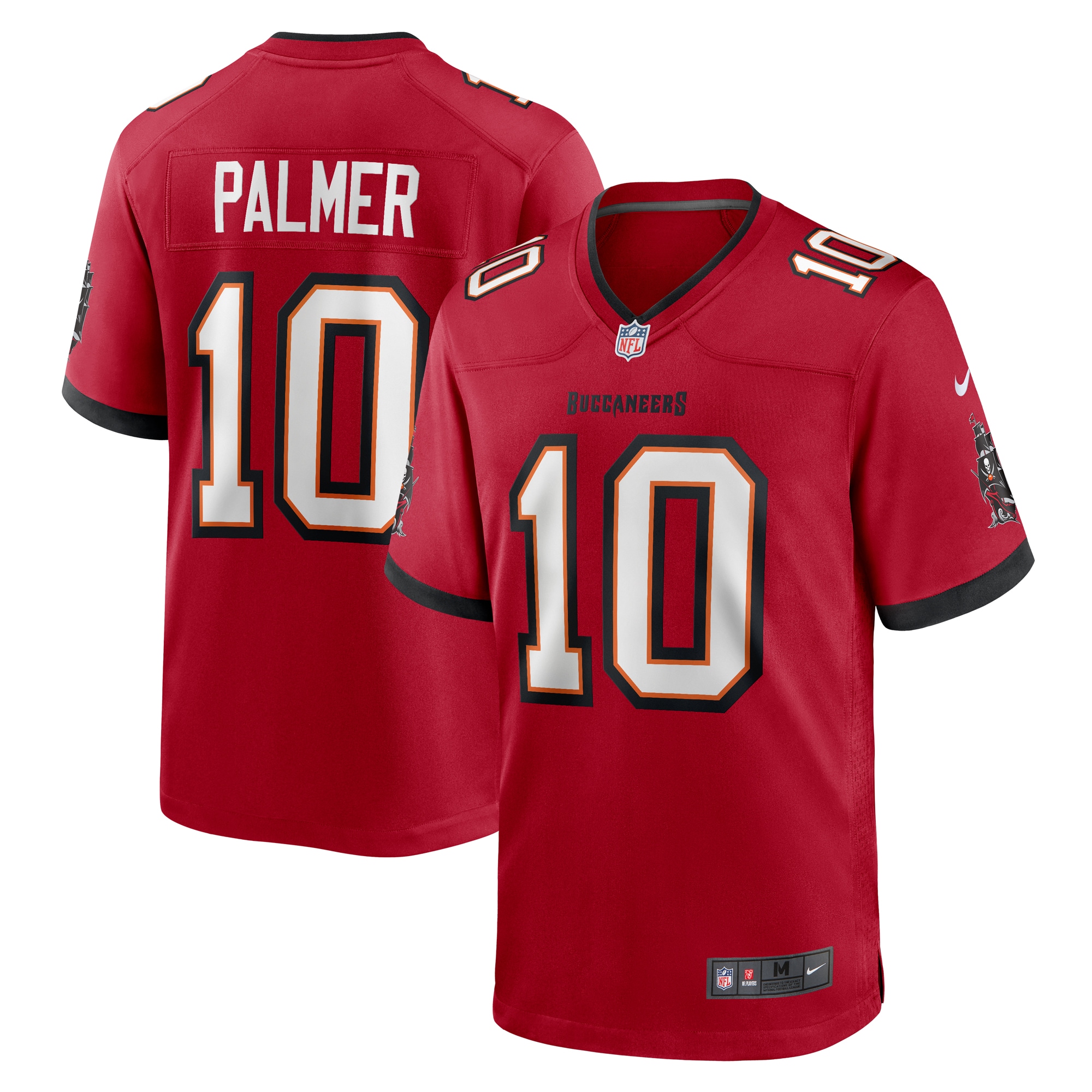 Men's Tampa Bay Buccaneers Trey Palmer Red Game Jersey Js4847