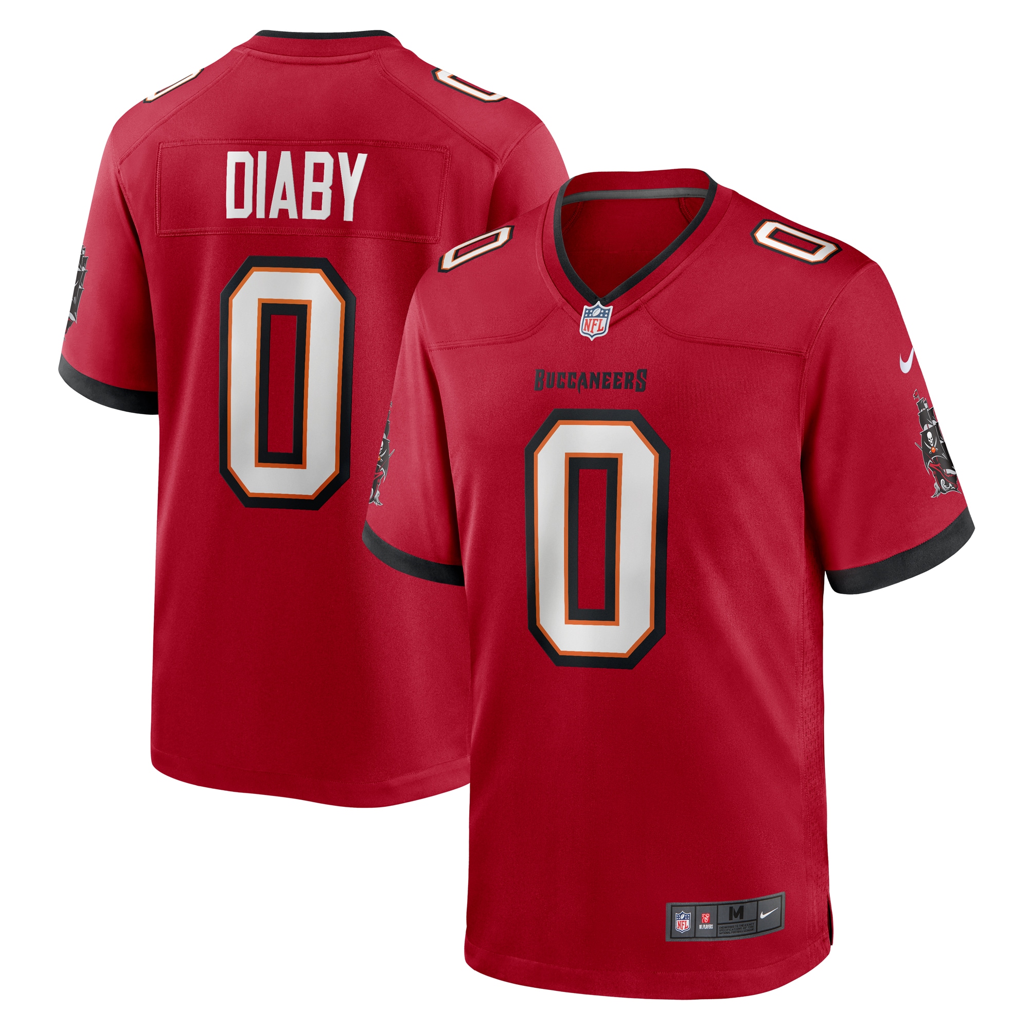 Men's Tampa Bay Buccaneers Yaya Diaby Red Game Jersey Js6019