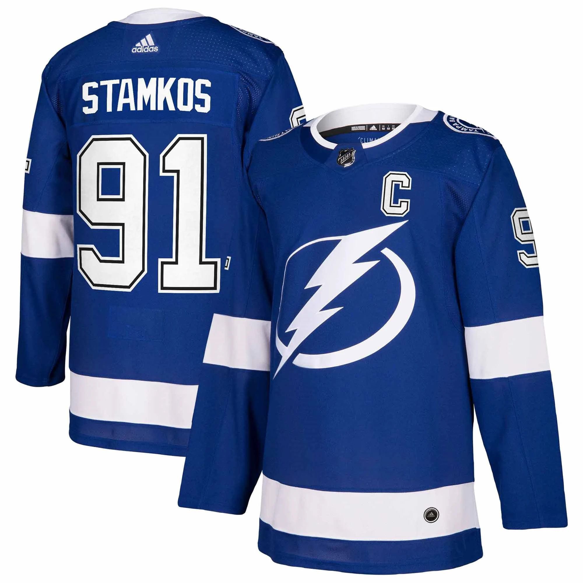 Men's Tampa Bay Lightning Steven Stamkos Blue Player Jersey