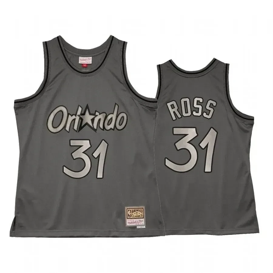 Men's Terrence Ross 31 Orlando Magic Metal Works Jersey Charcoal