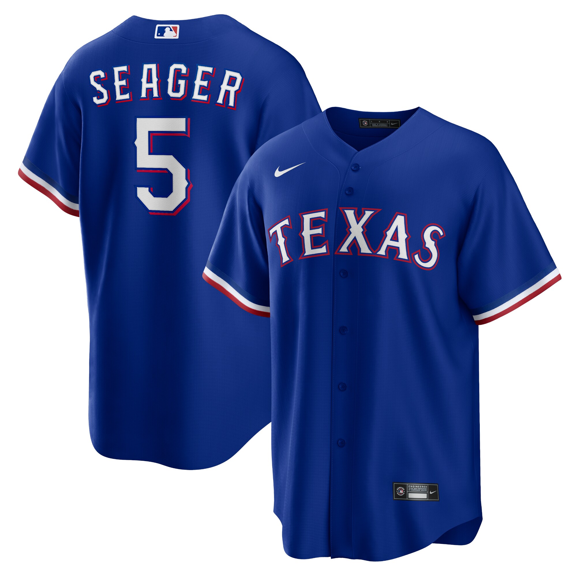Men's Texas Rangers Corey Seager Royal Alternate Player Jersey