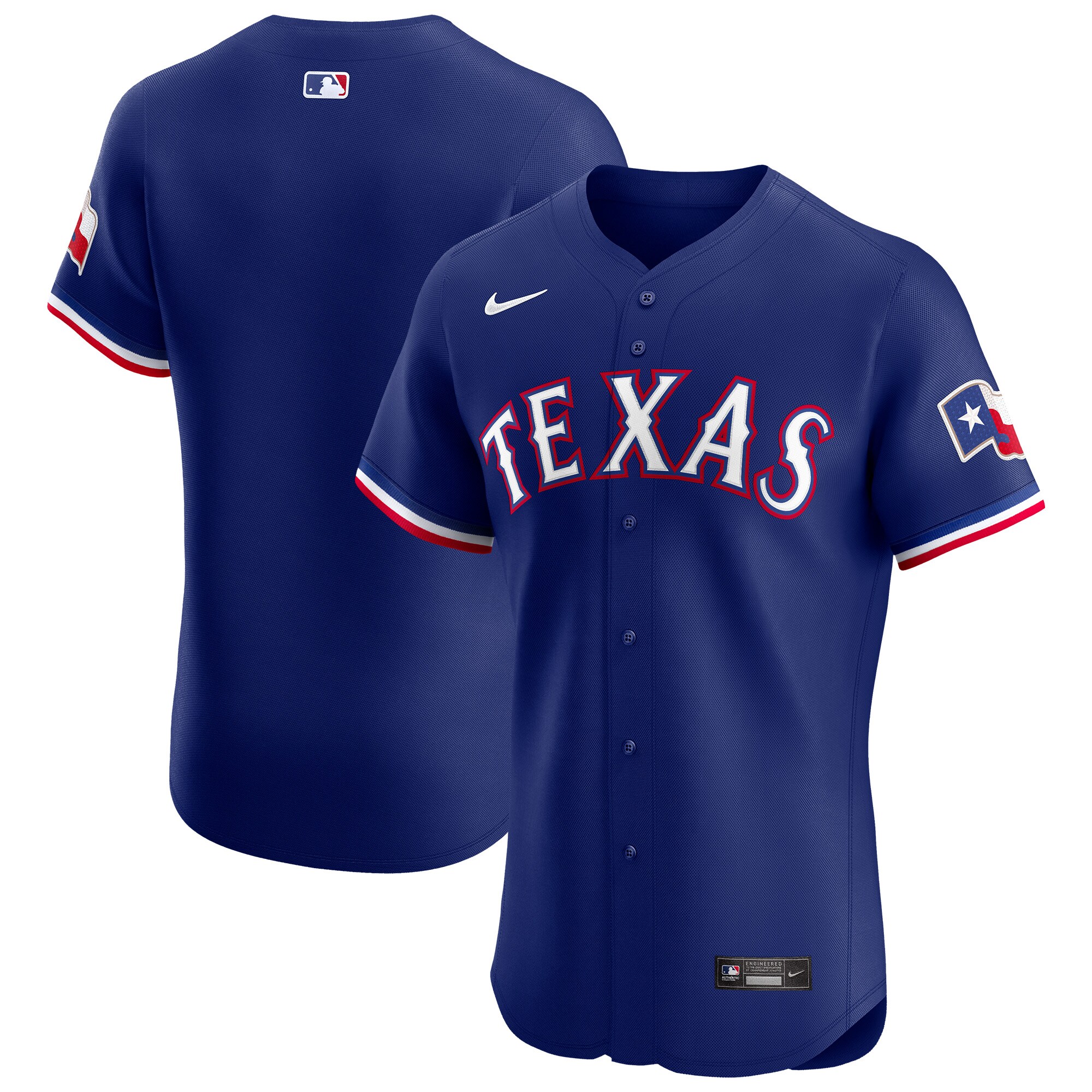 Men's Texas Rangers Royal Alternate Vapor Premier Elite Patch Jersey