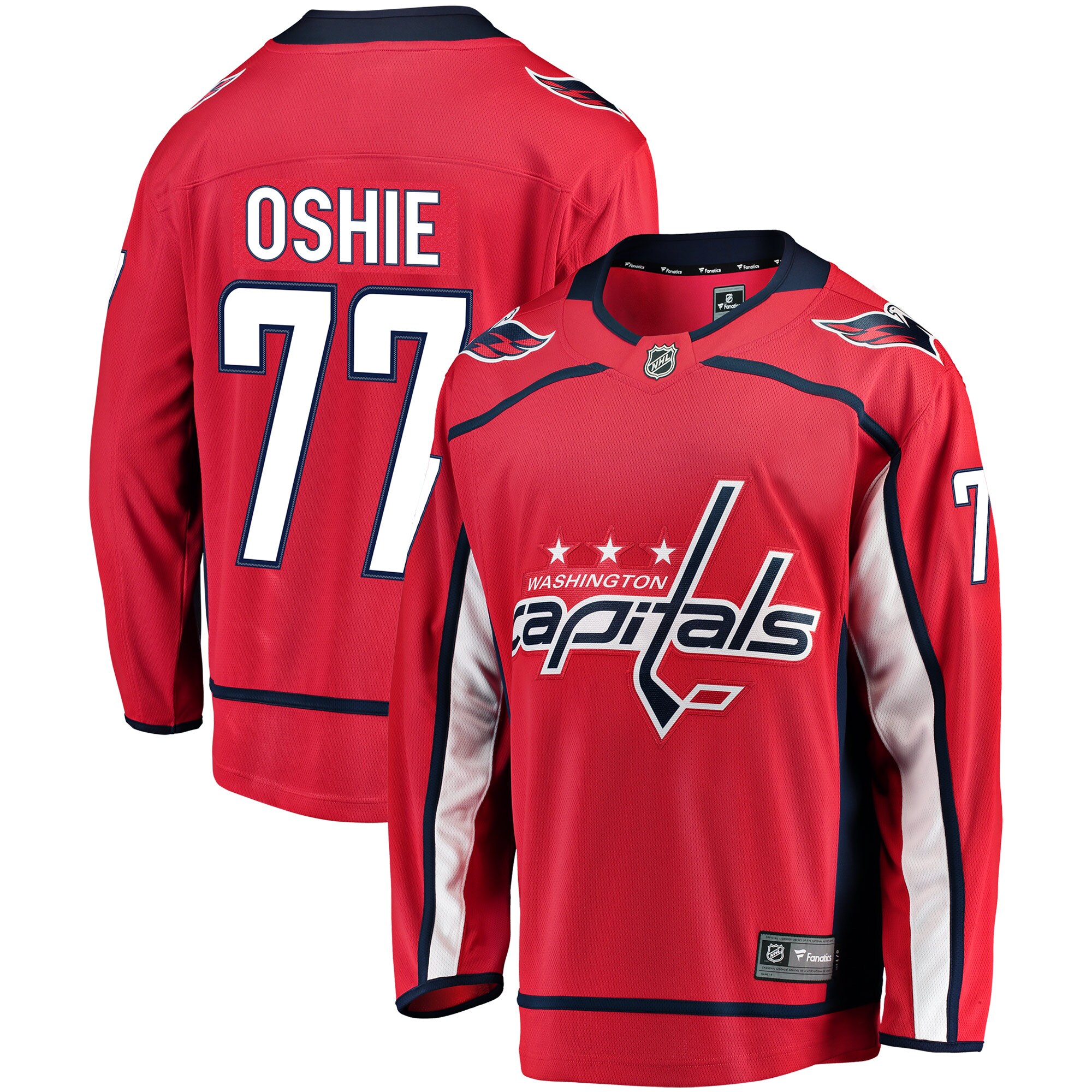 Men's Tj Oshie Red Washington Capitals Breakaway Jersey