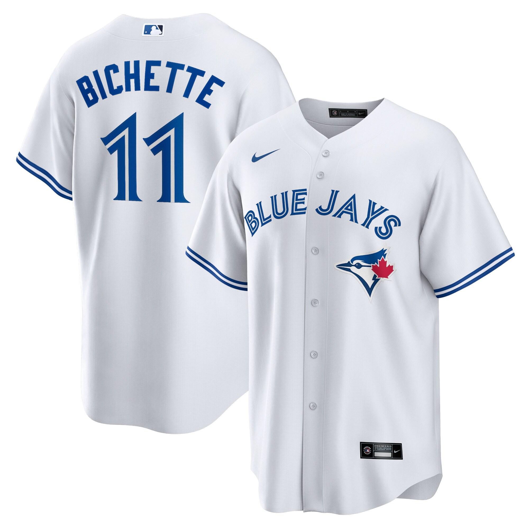 Men's Toronto Blue Jays Bo Bichette White Player Jersey