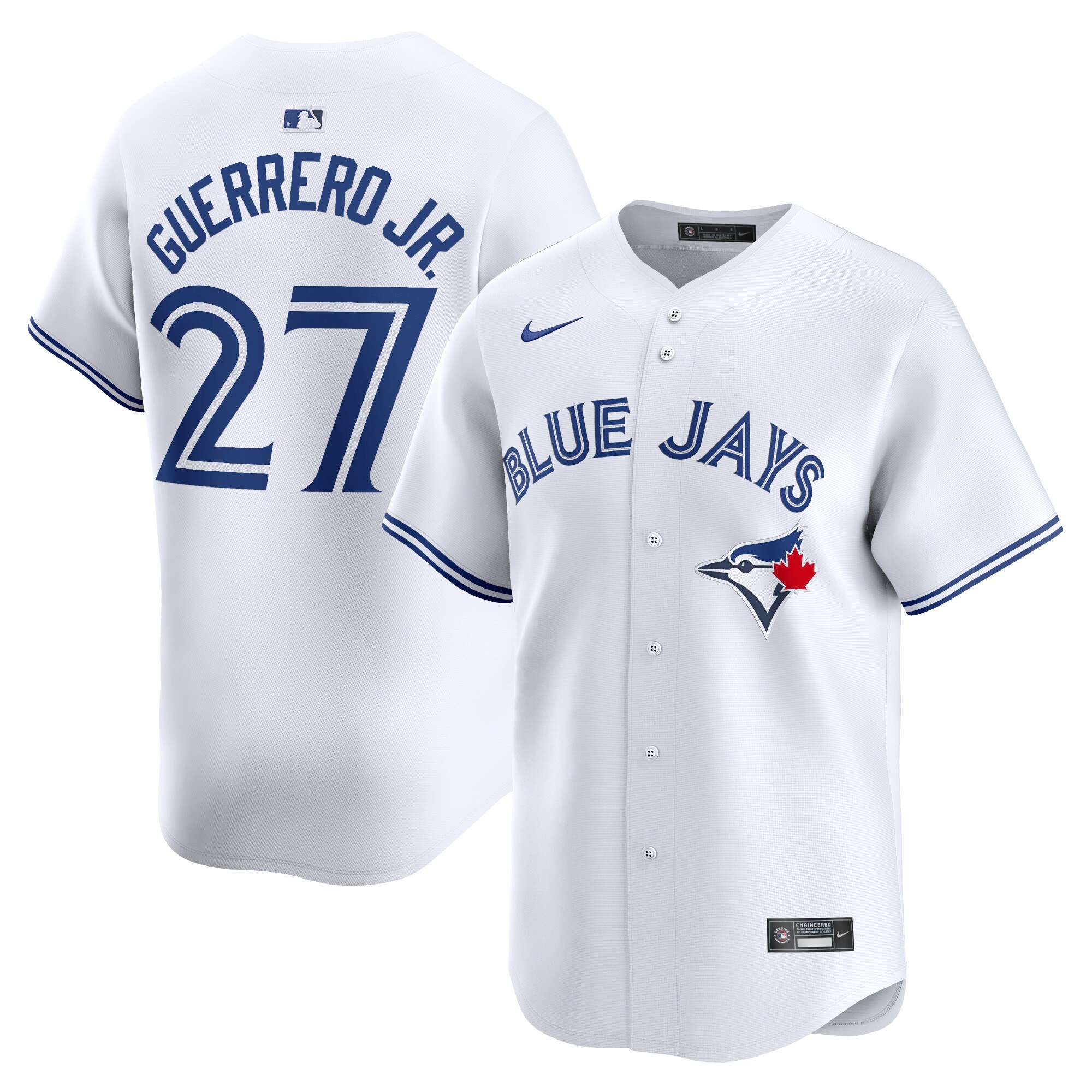 Men's Toronto Blue Jays Vladimir Guerrero Jr. White Home Limited Player Jersey