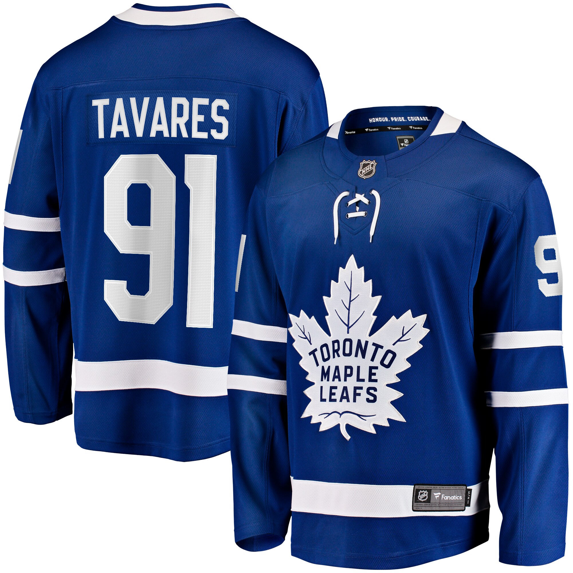 Men's Toronto Maple Leafs John Tavares Blue Home Breakaway Player Jersey