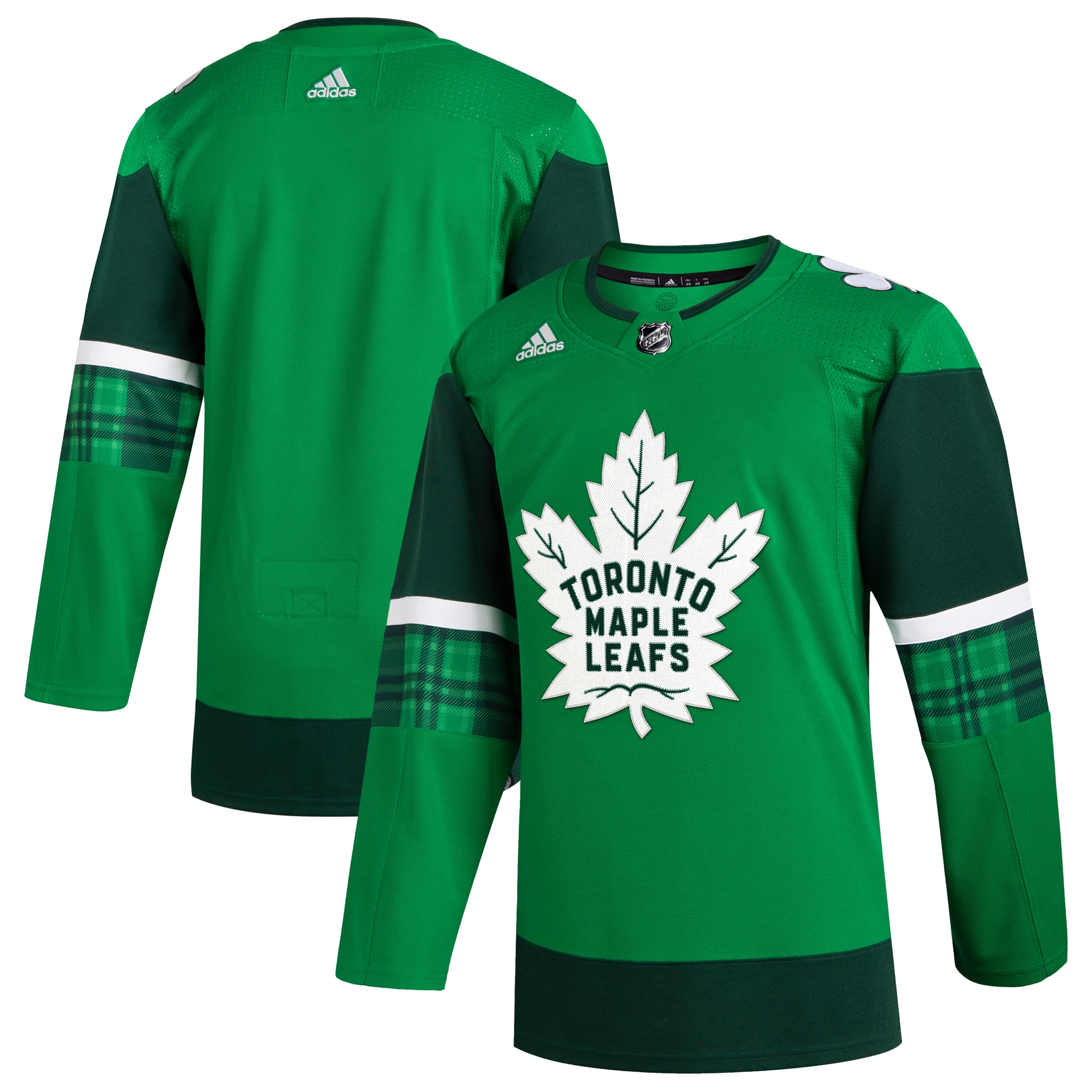 Men's Toronto Maple Leafs Kelly Green 2023 St. Patrick's Day Primegreen Jersey