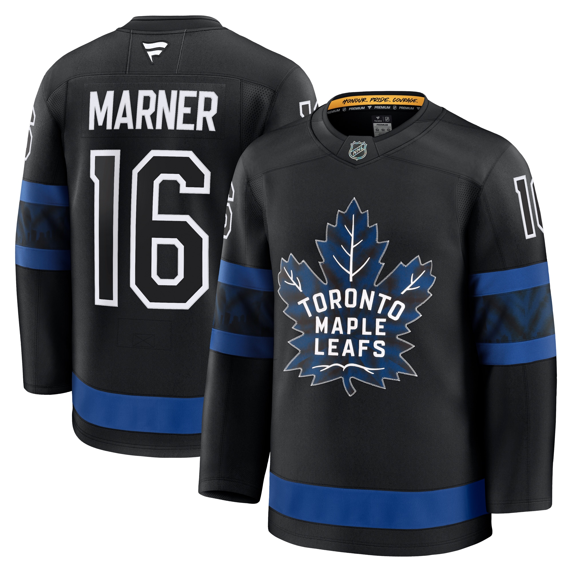 Men's Toronto Maple Leafs Mitch Marner Black Alternate Premium Jersey