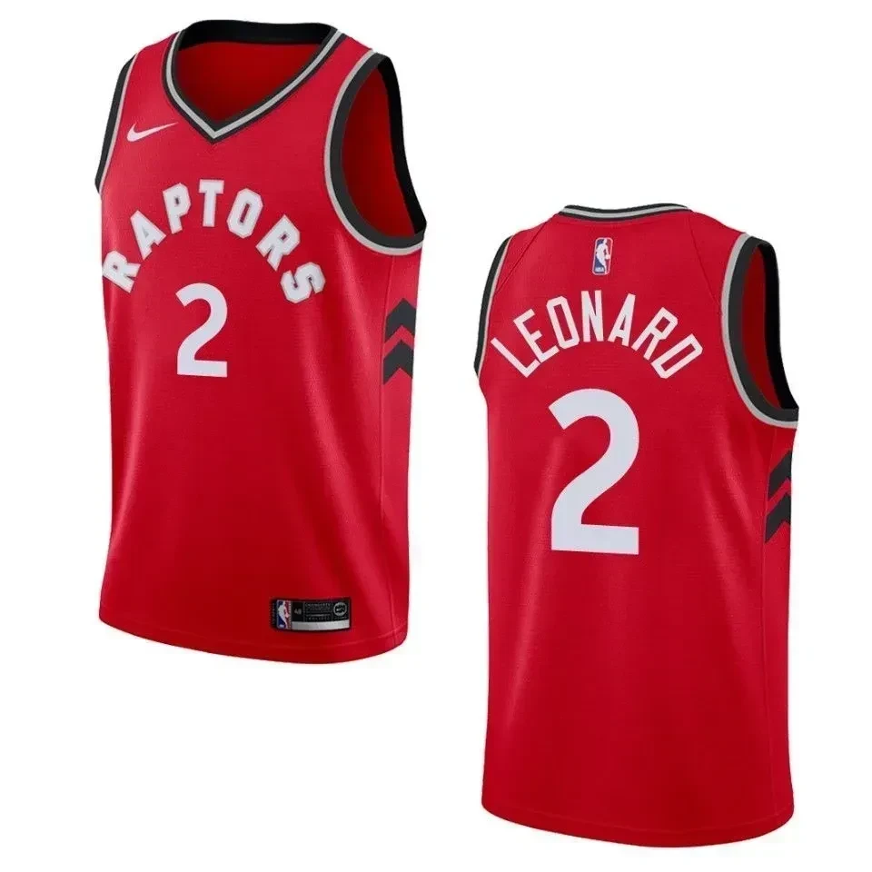 Men's Toronto Raptors 2 Kawhi Leonard Icon Swingman Jersey - Red
