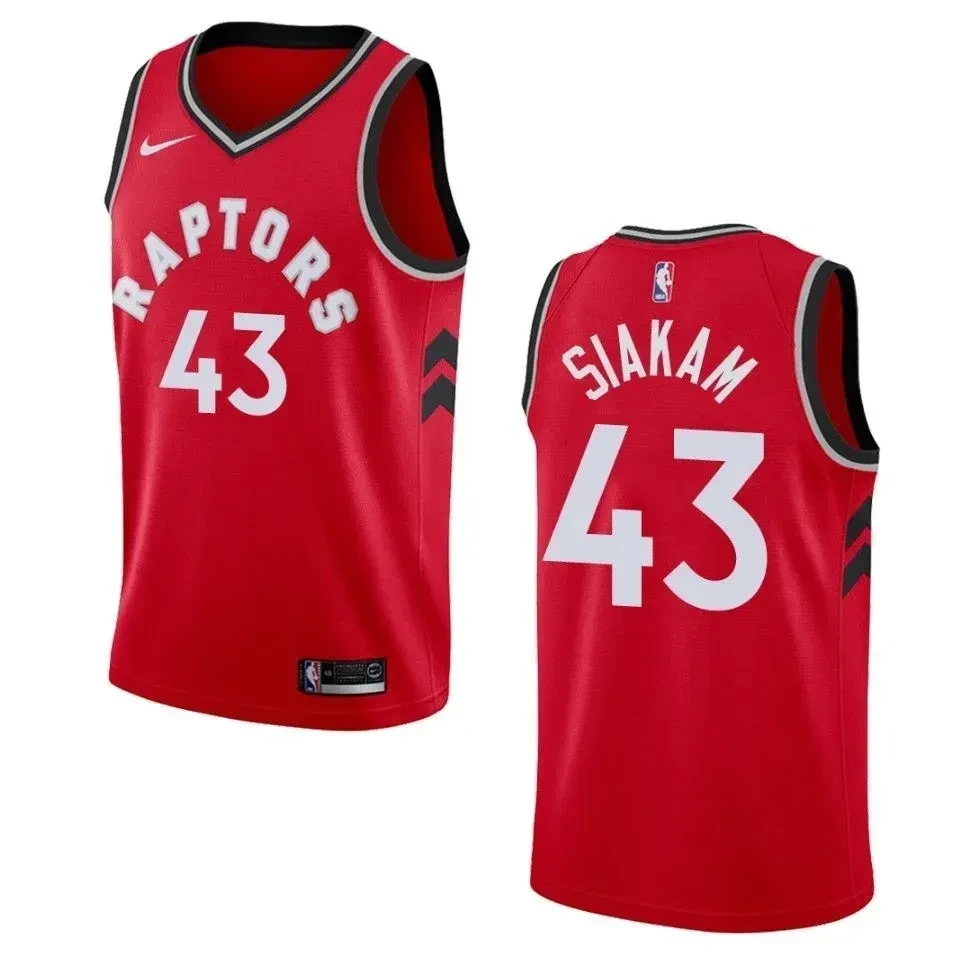 Men's Toronto Raptors 43 Pascal Siakam Icon Swingman Jersey - Red