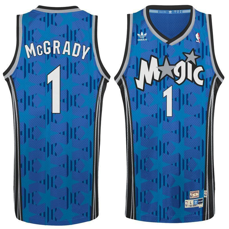 Men's Tracy Mcgrady Orlando Magic Blue Hardwood Classics Swingman Jersey