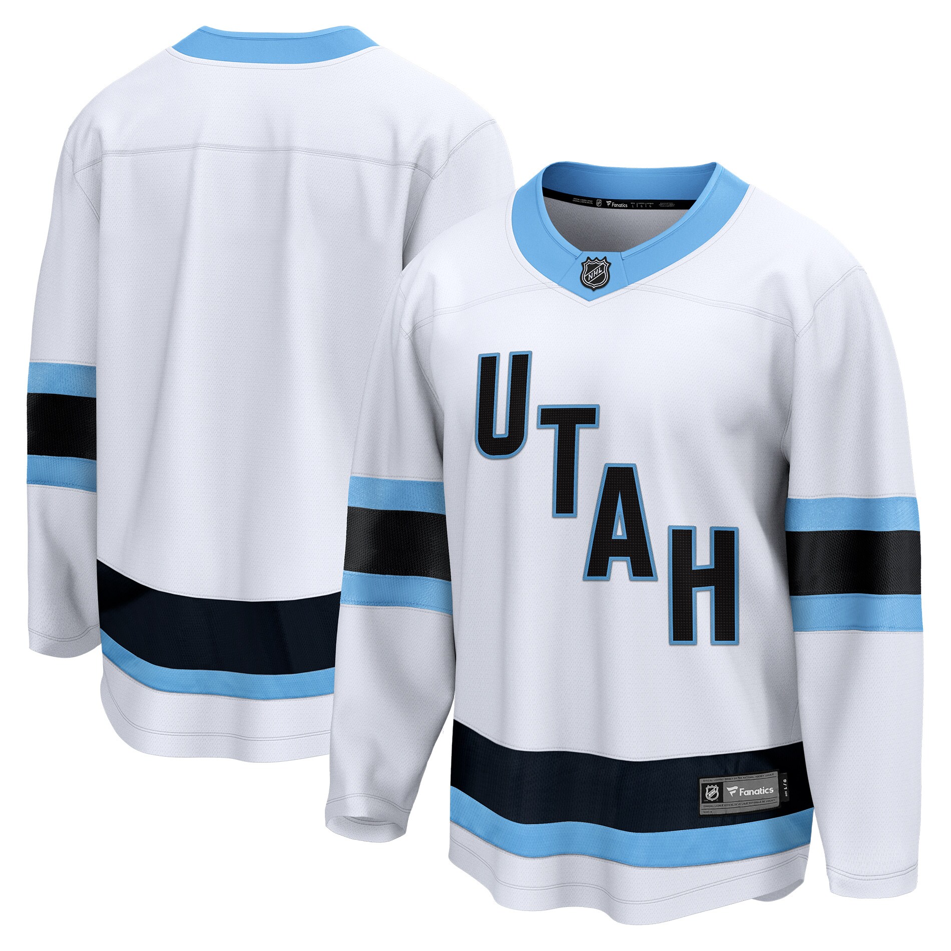 Men's Utah Hockey Club White Breakaway Blank Jersey