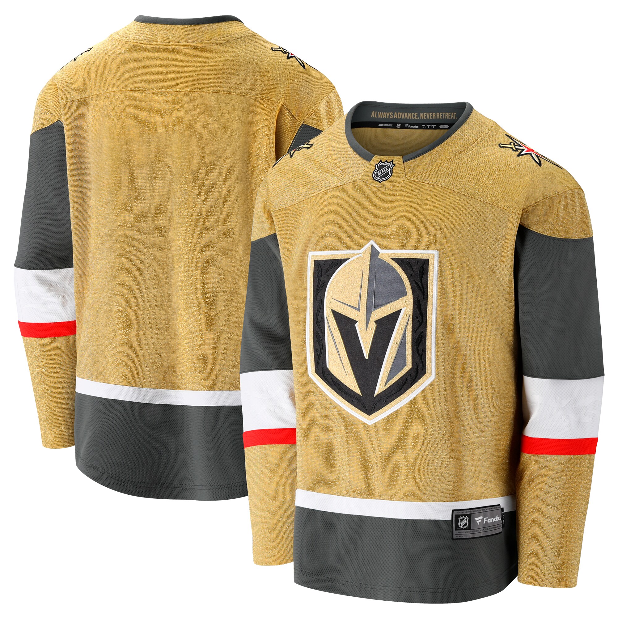 Men's Vegas Golden Knights Gold 2020/21 Home Premier Breakaway Jersey